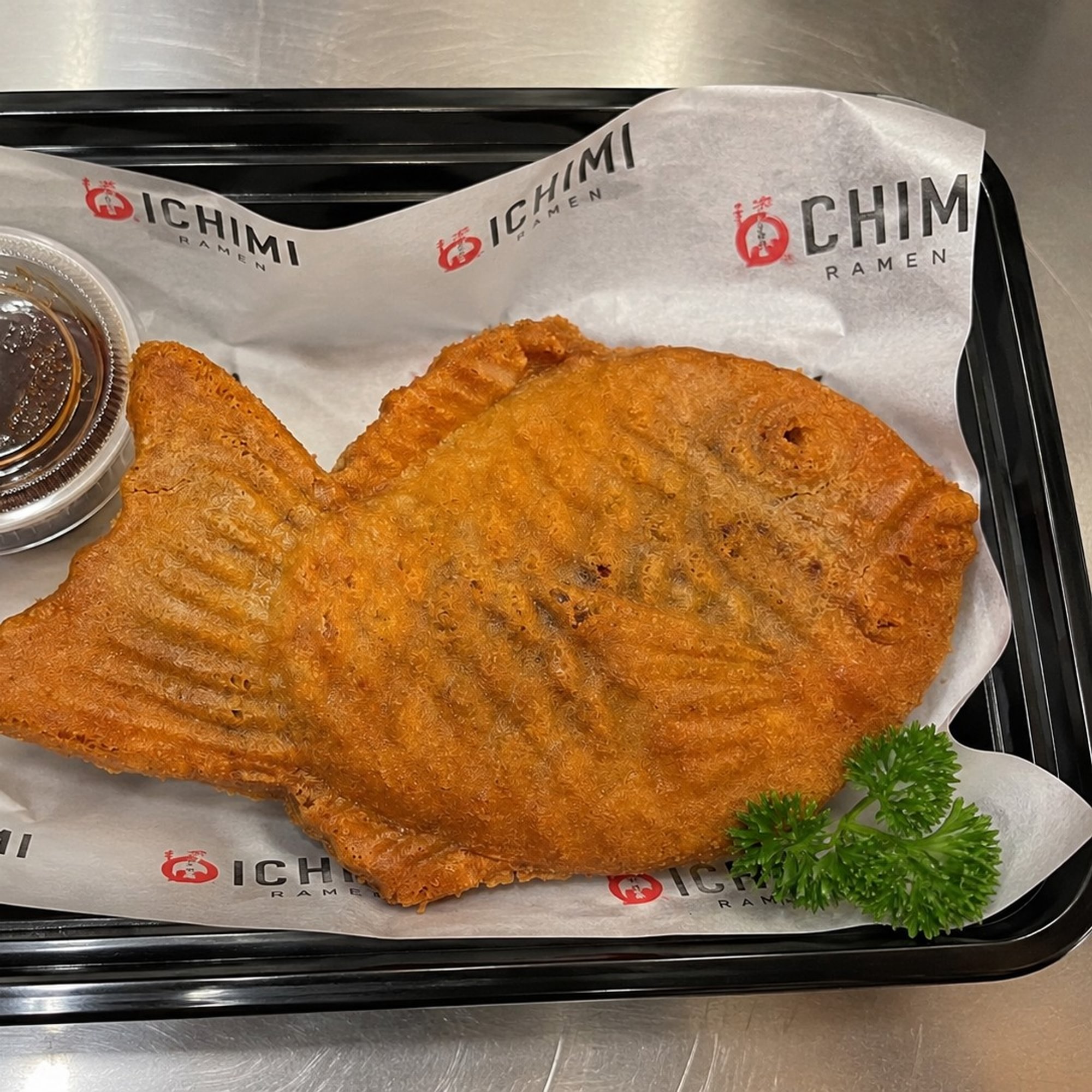 Taiyaki Fish Cake filled with Red Bean