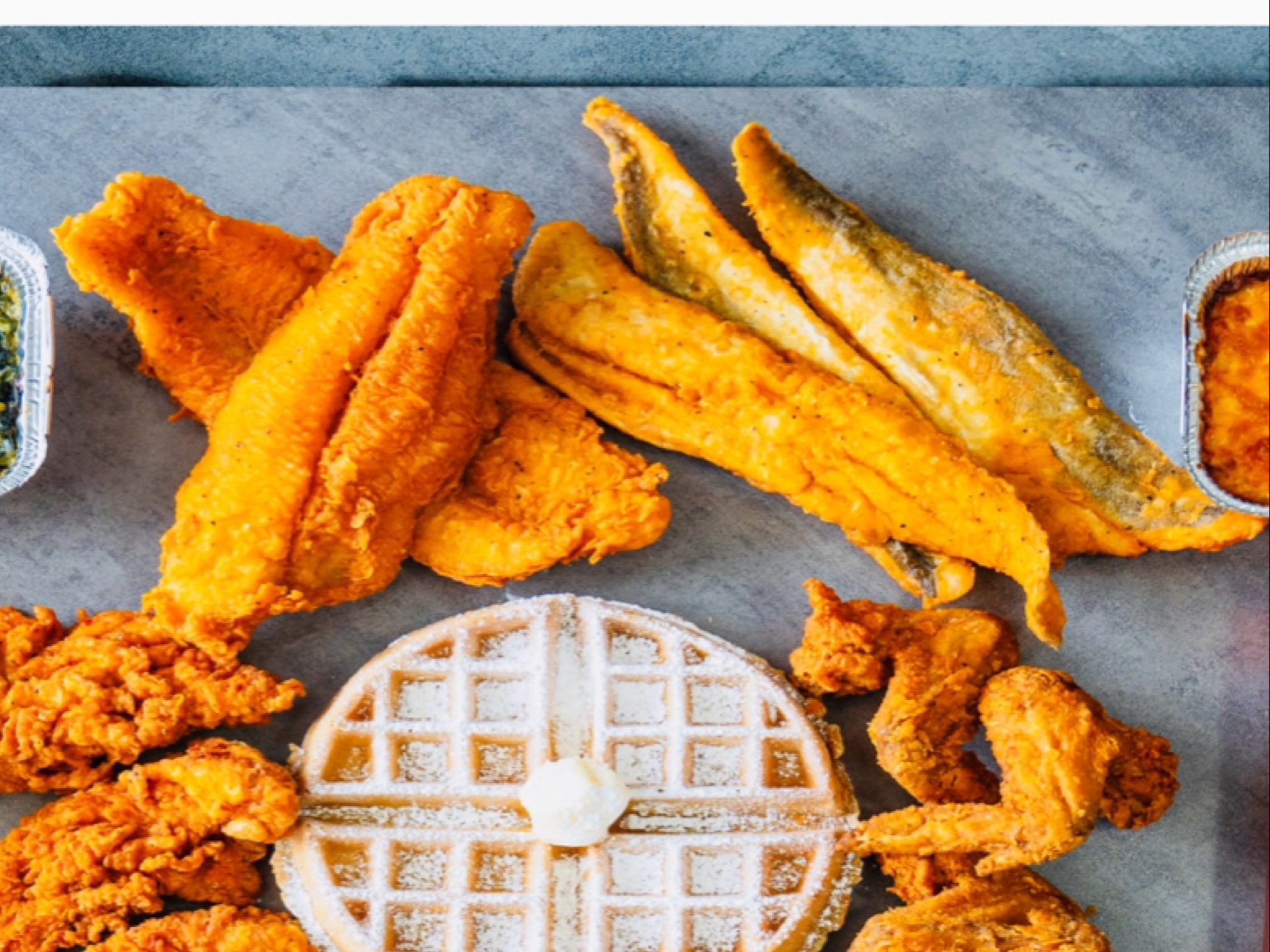 3 Whiting Fish & 1 Waffle