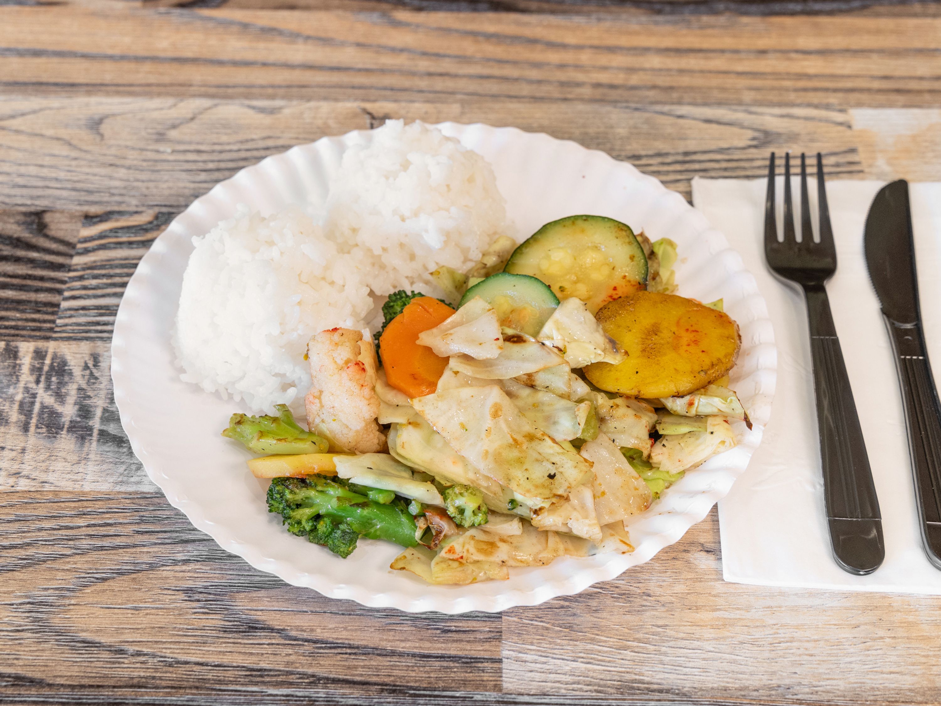 Garlic Sautéed Mixed Veg (Lunch & Dinner)
