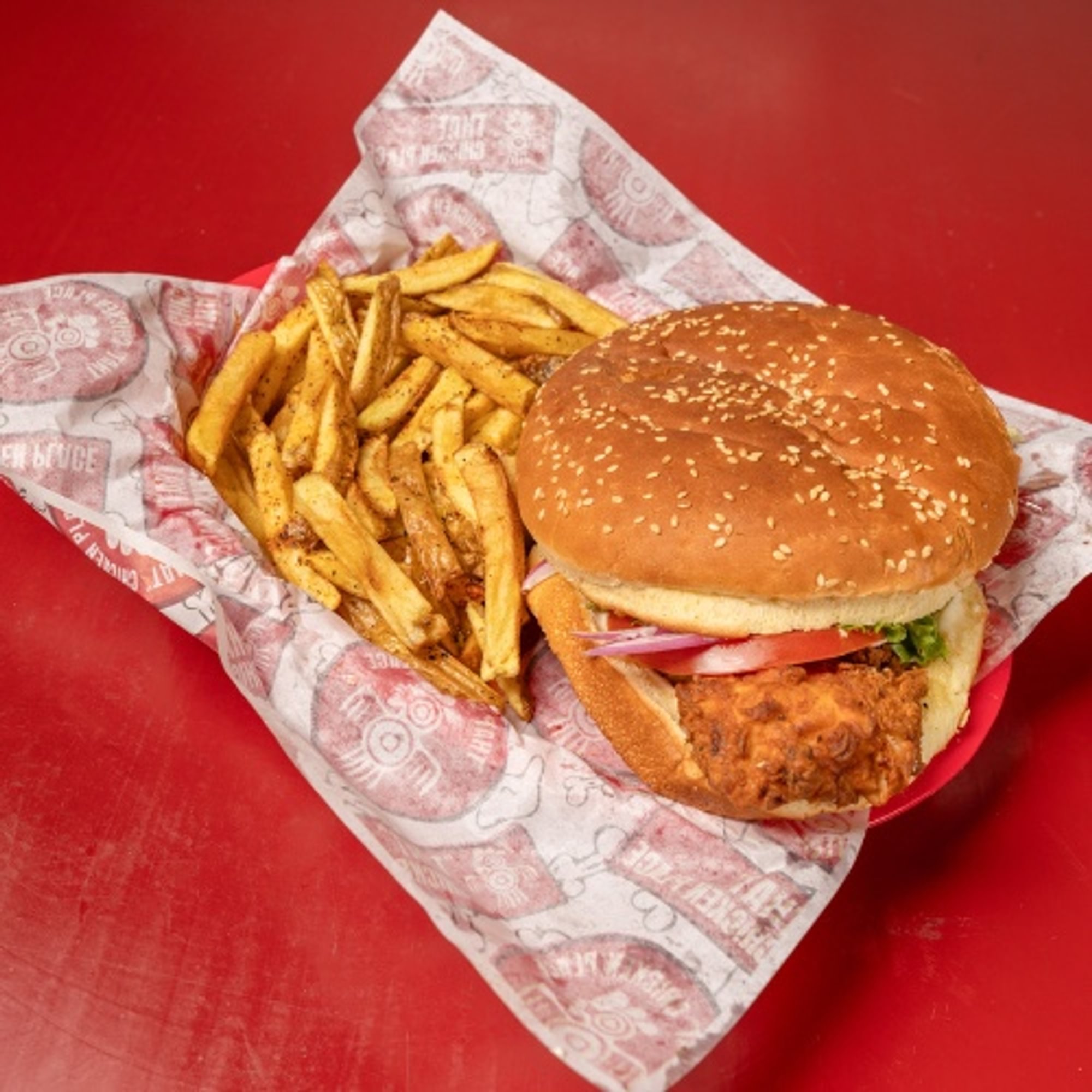 Fried Chicken Burger (chk.breast)