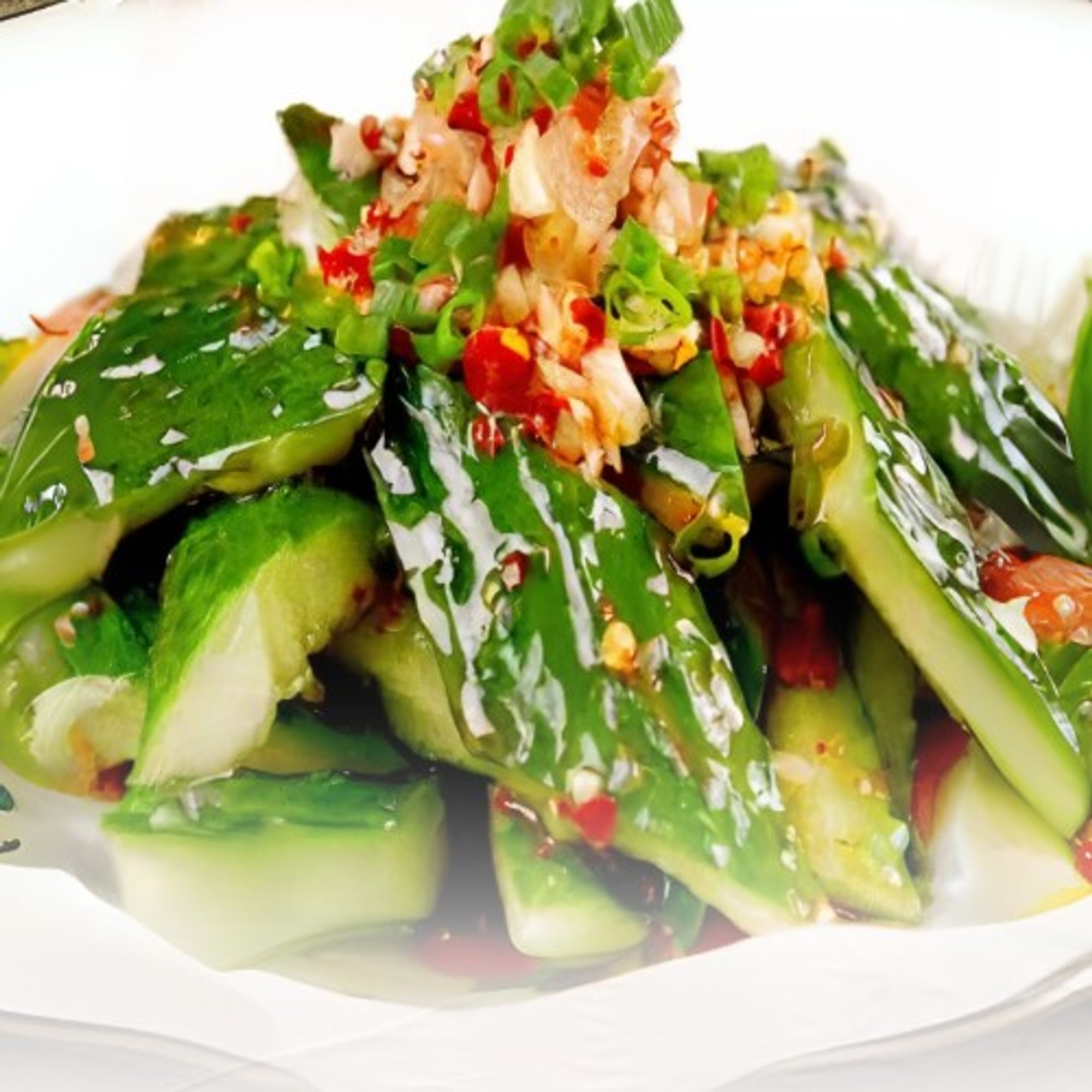 Sour and Spicy Cucumber / 酸辣黄瓜