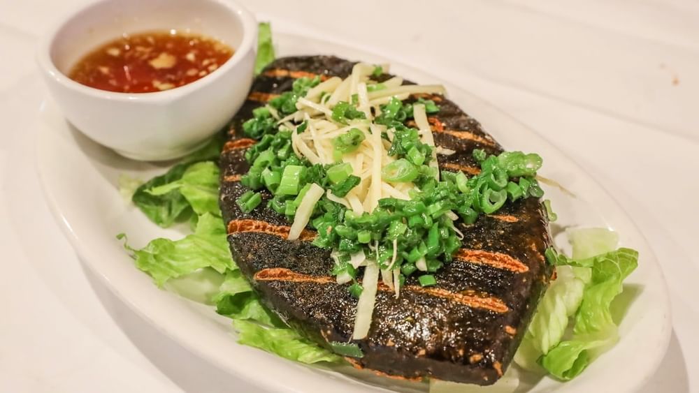 42. Crispy Ginger Seaweed Soy Fish