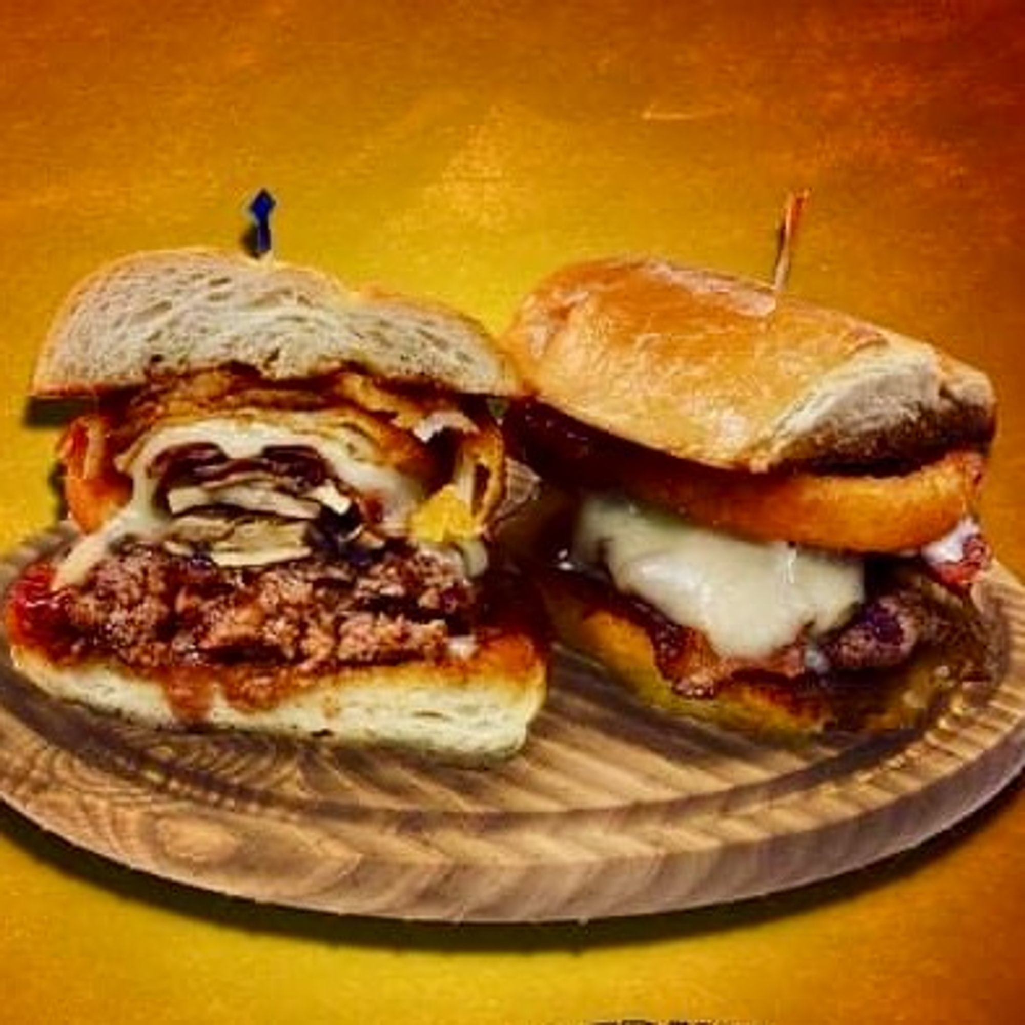"Four Bagger" Burger