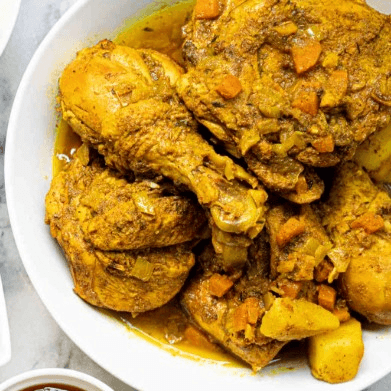 Curry Chicken Dinner