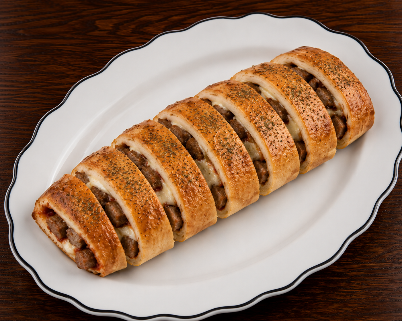 Sausage Parmigiana Stromboli