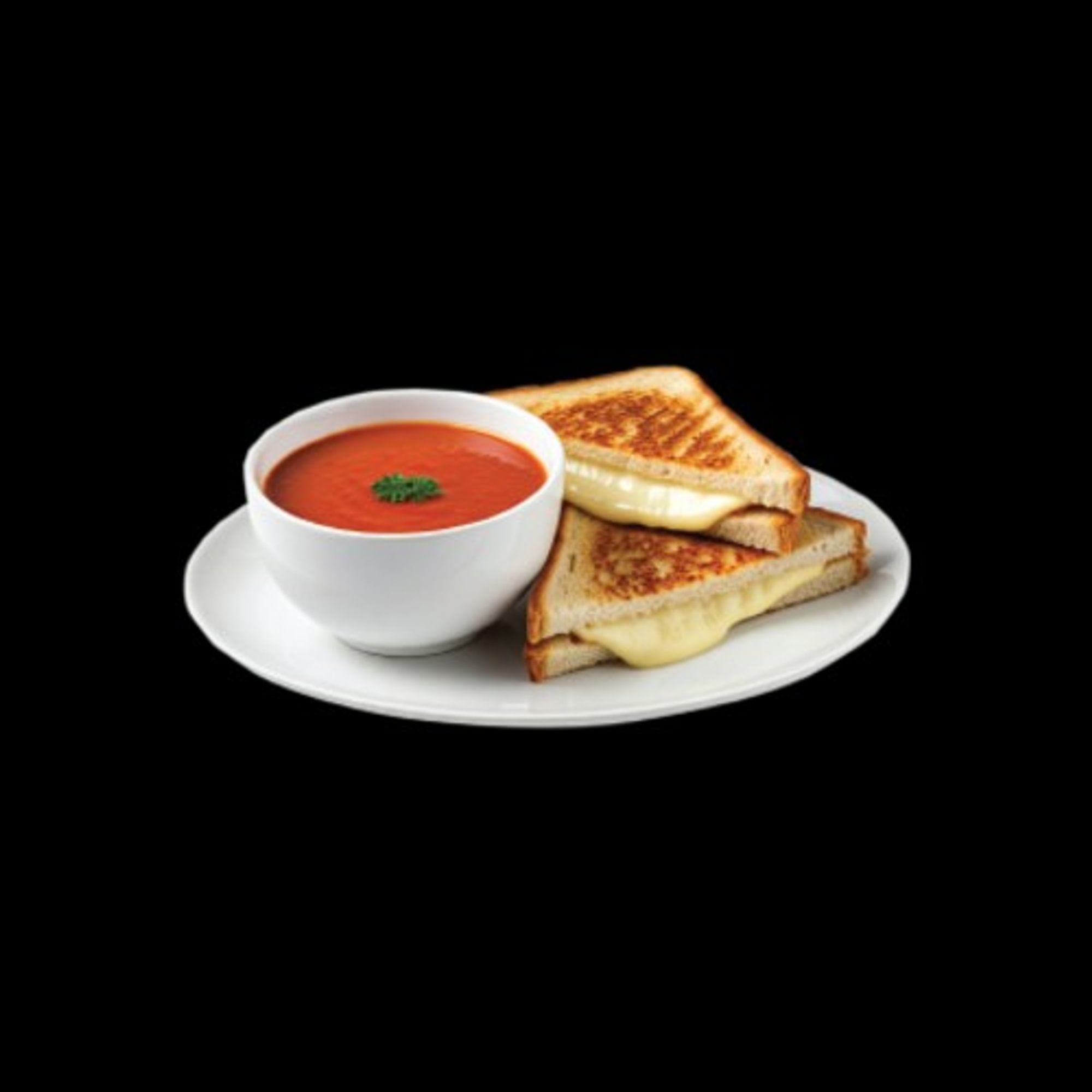 Grilled Cheese and Tomato Soup