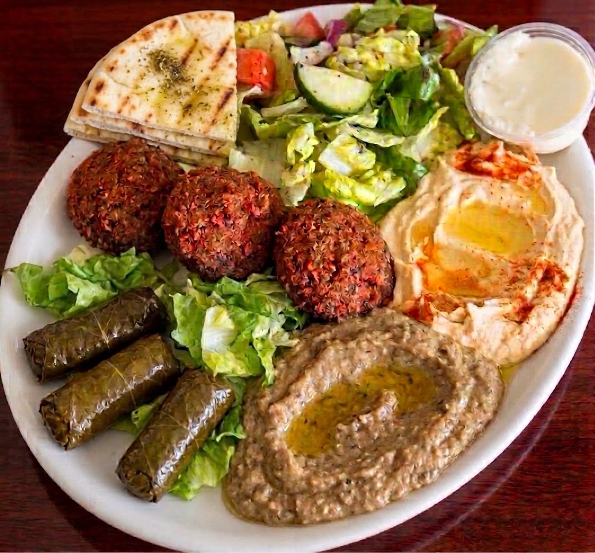 Vegetarian Sampler Plate