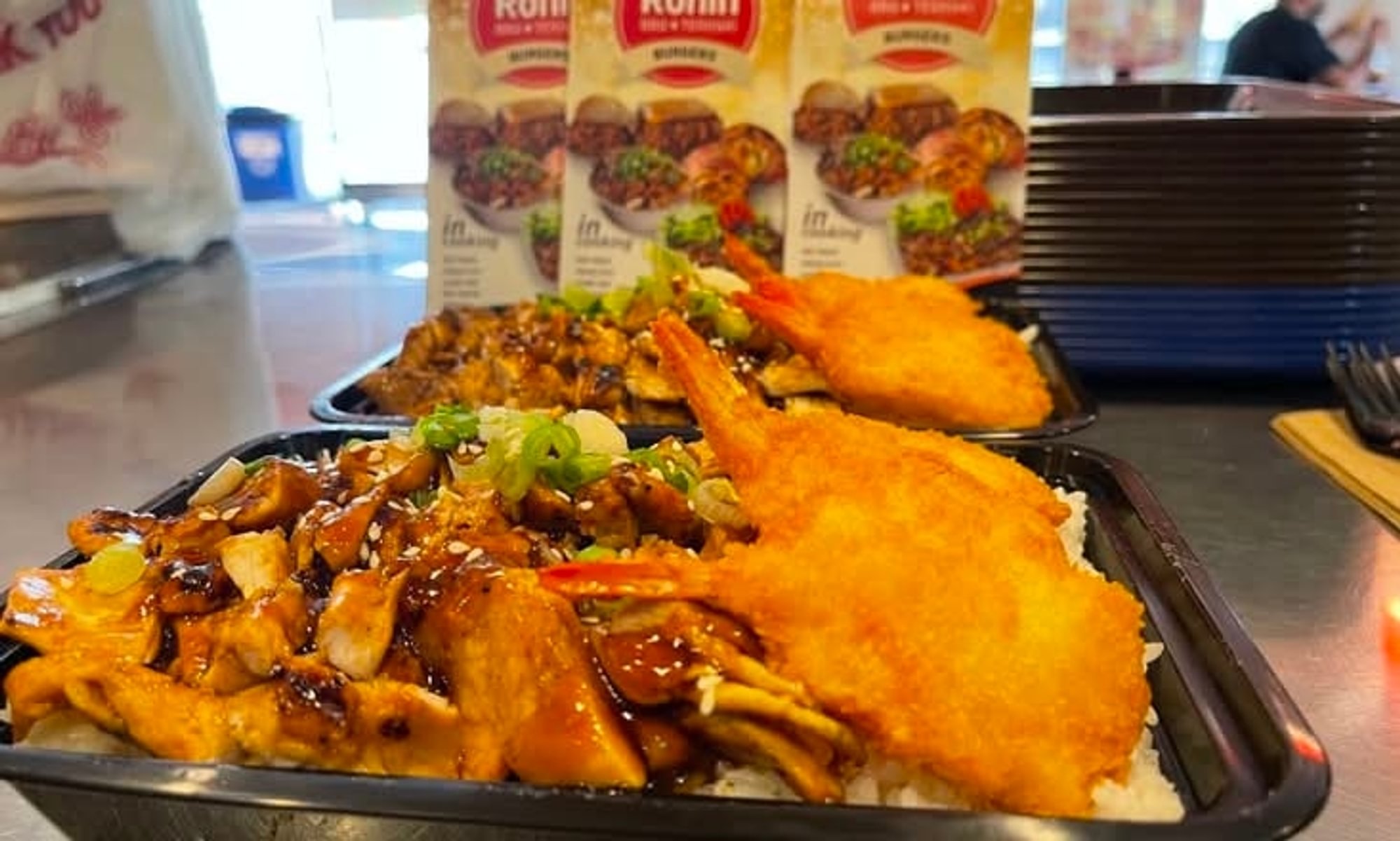 Chicken/Shrimp Plate
