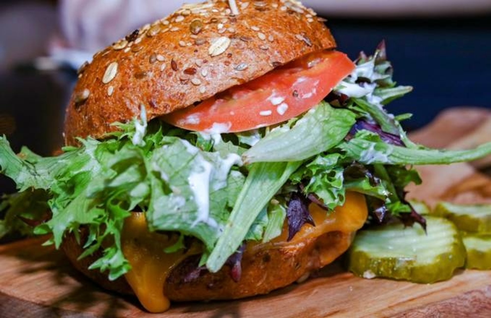 Grass-Fed Kobe Burger