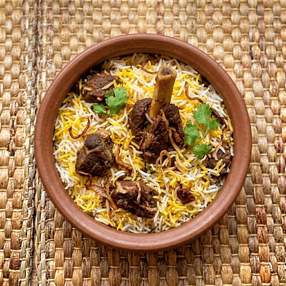 Hyderabadi Goat Dum Biryani