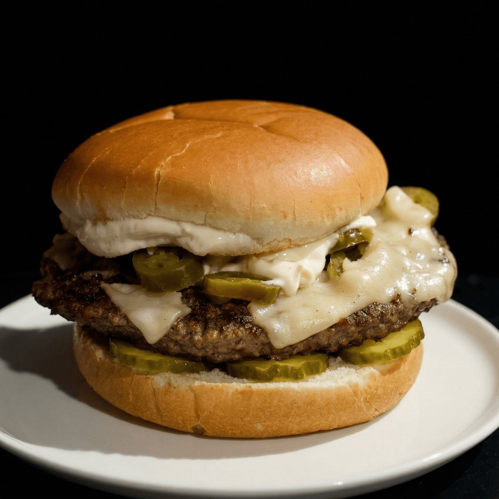 Jalapeño Burger with Pepperjack Cheese