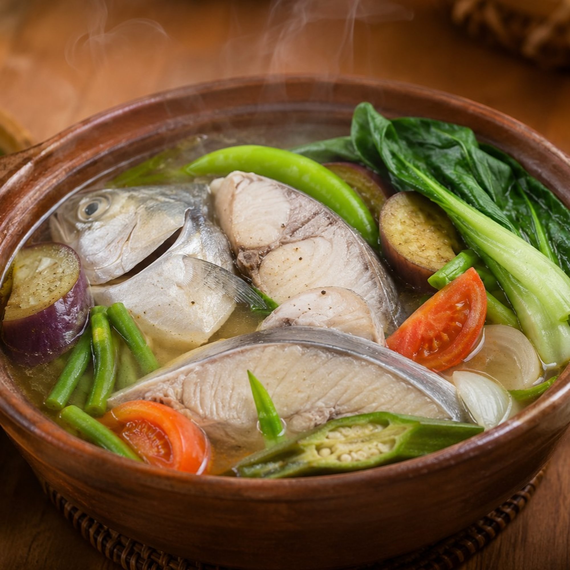 Pampano Fish Sinigang 