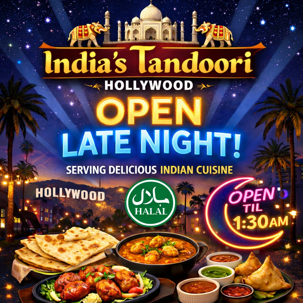 Late Night Dine-In, Take Out, Delivery Available