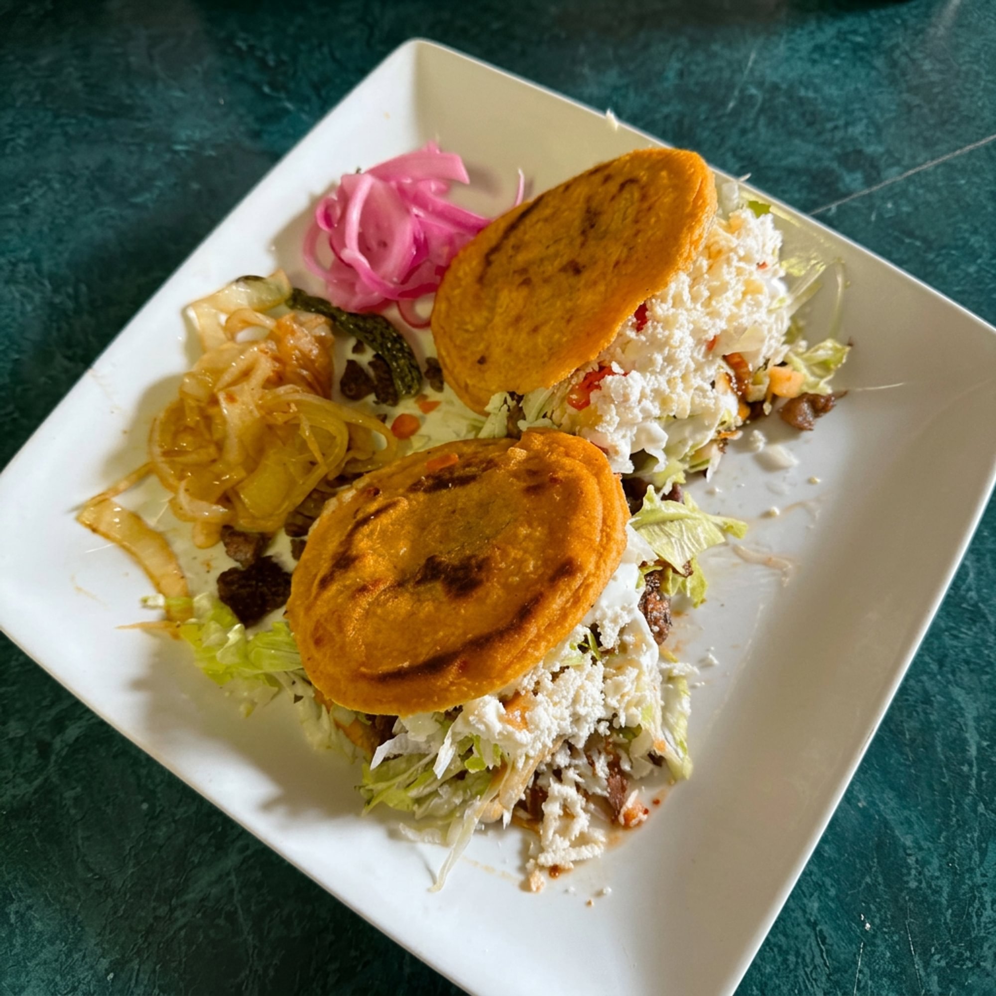 Chicken Gorditas (Stuffed Corn Pockets)