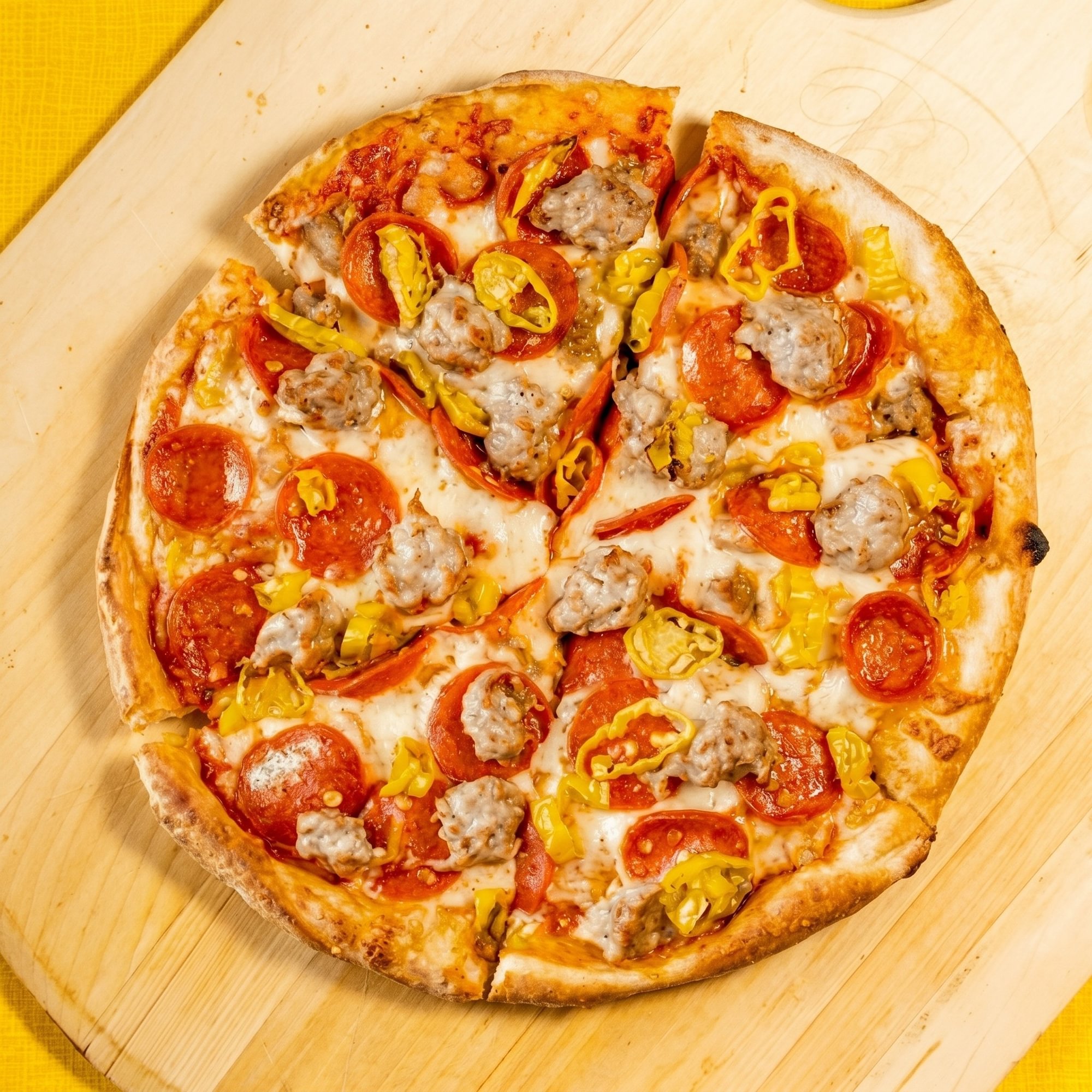Jerry Garcia Meat Lovers Pizza