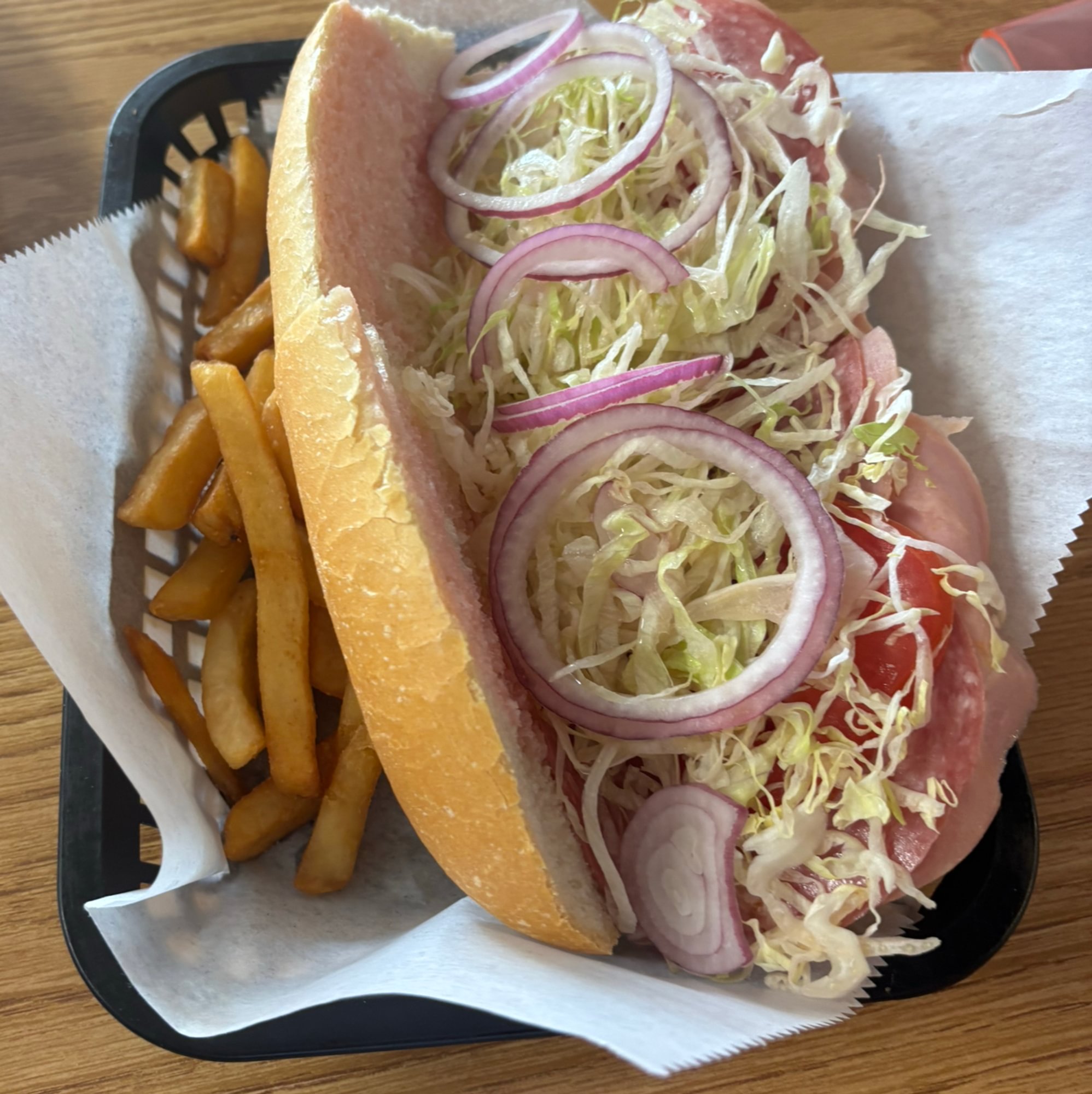1. Italian Sub L, T, O oil & vin.