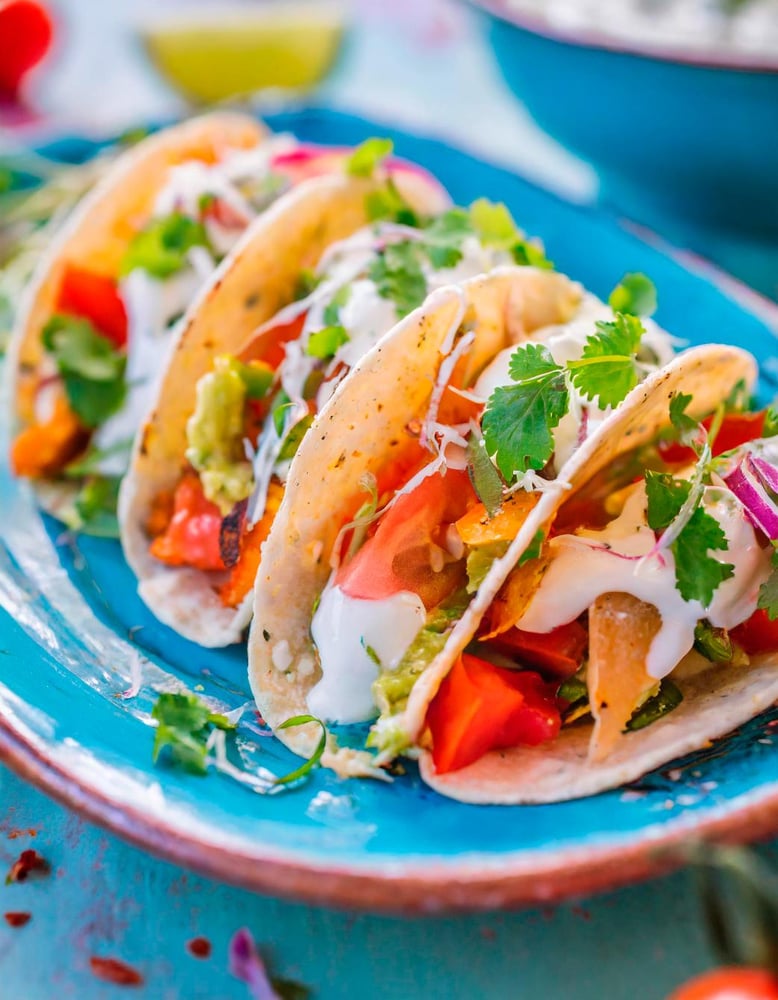 Lunas Taco Plate