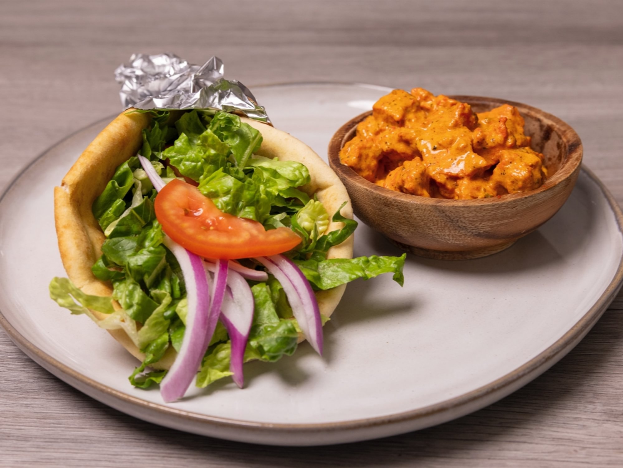 Butter Chicken Wrap