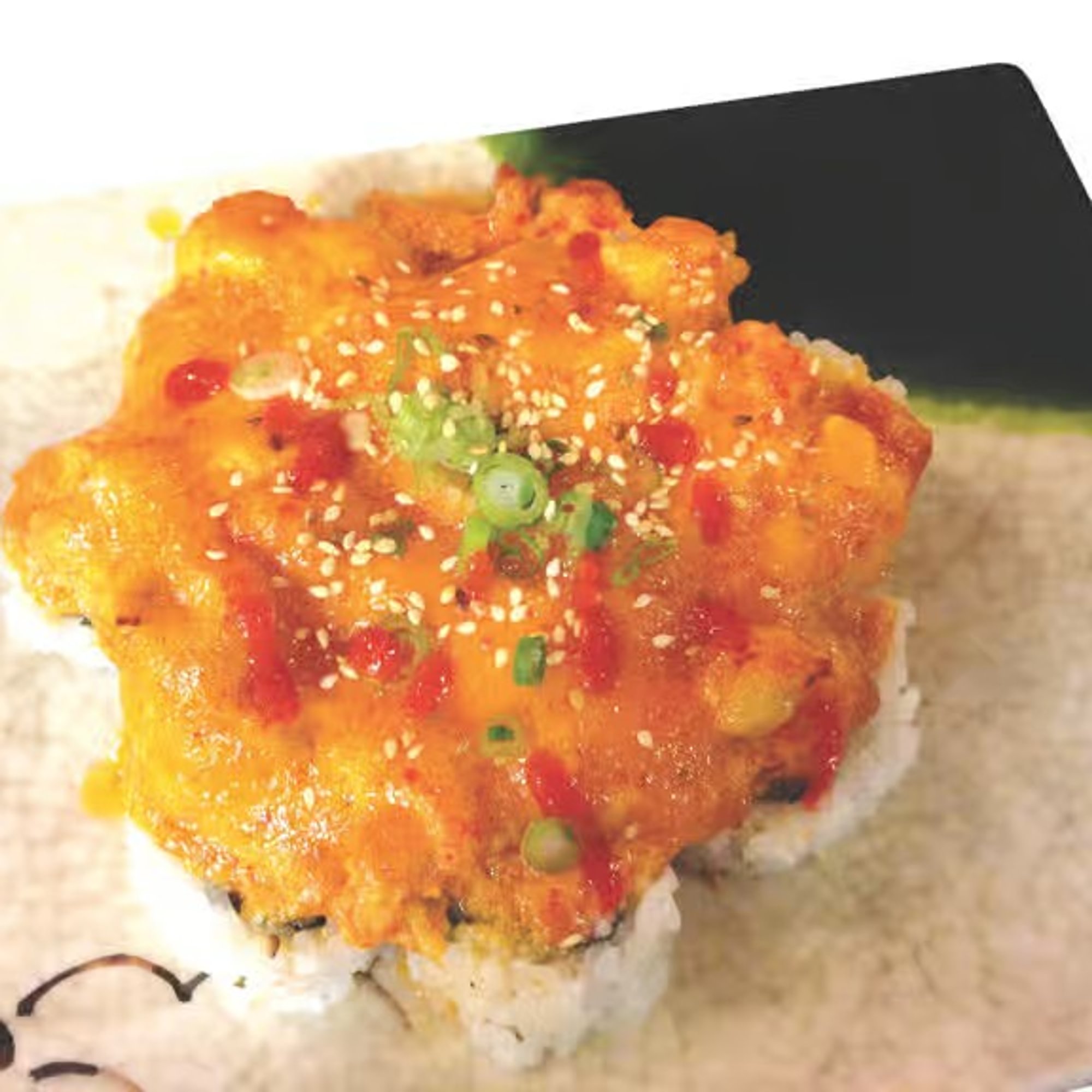 Crawfish Volcano Roll