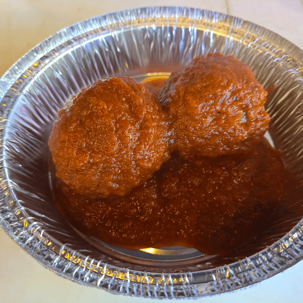 2 Meatballs with Sauce