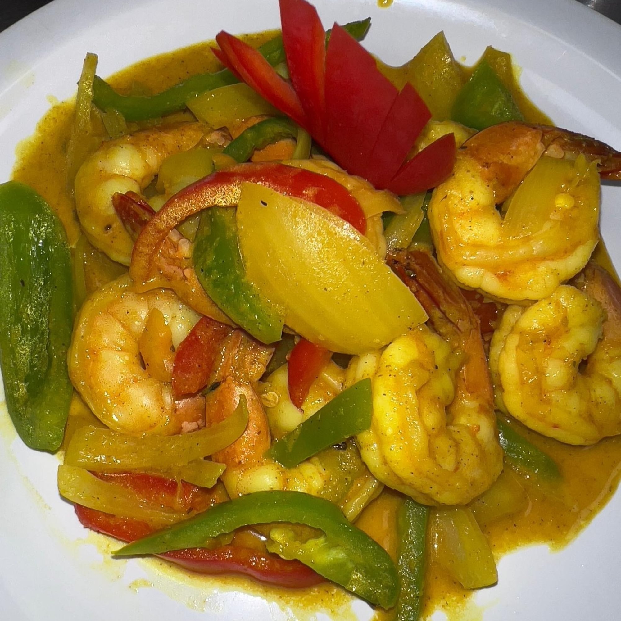 Curried Shrimp*