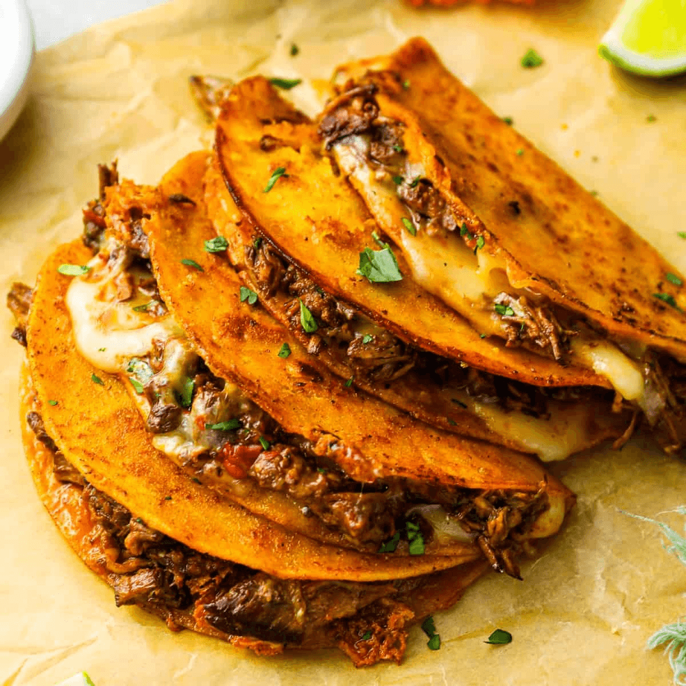 3 Birria Tacos