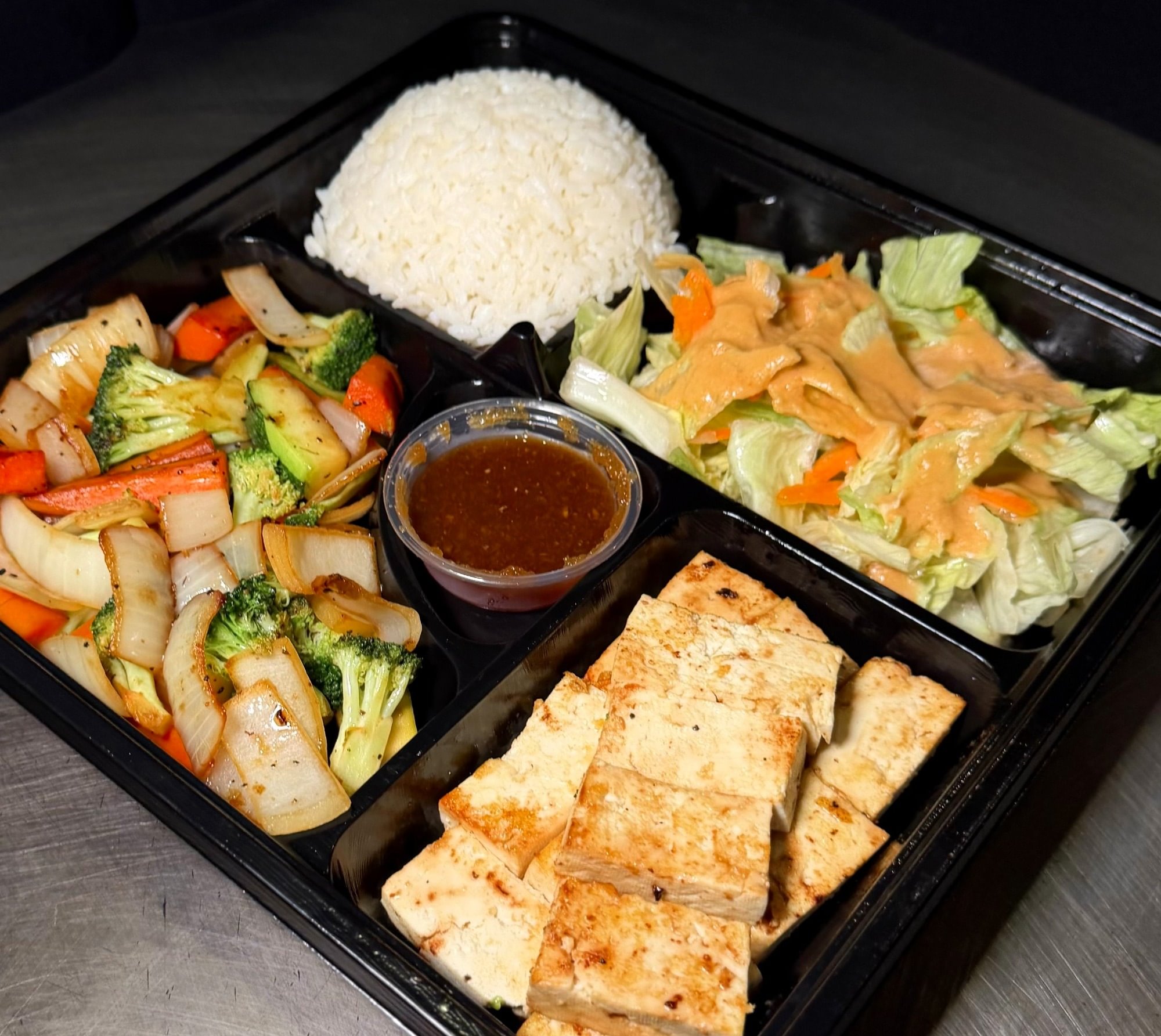Hibachi Veggies & Tofu Bento