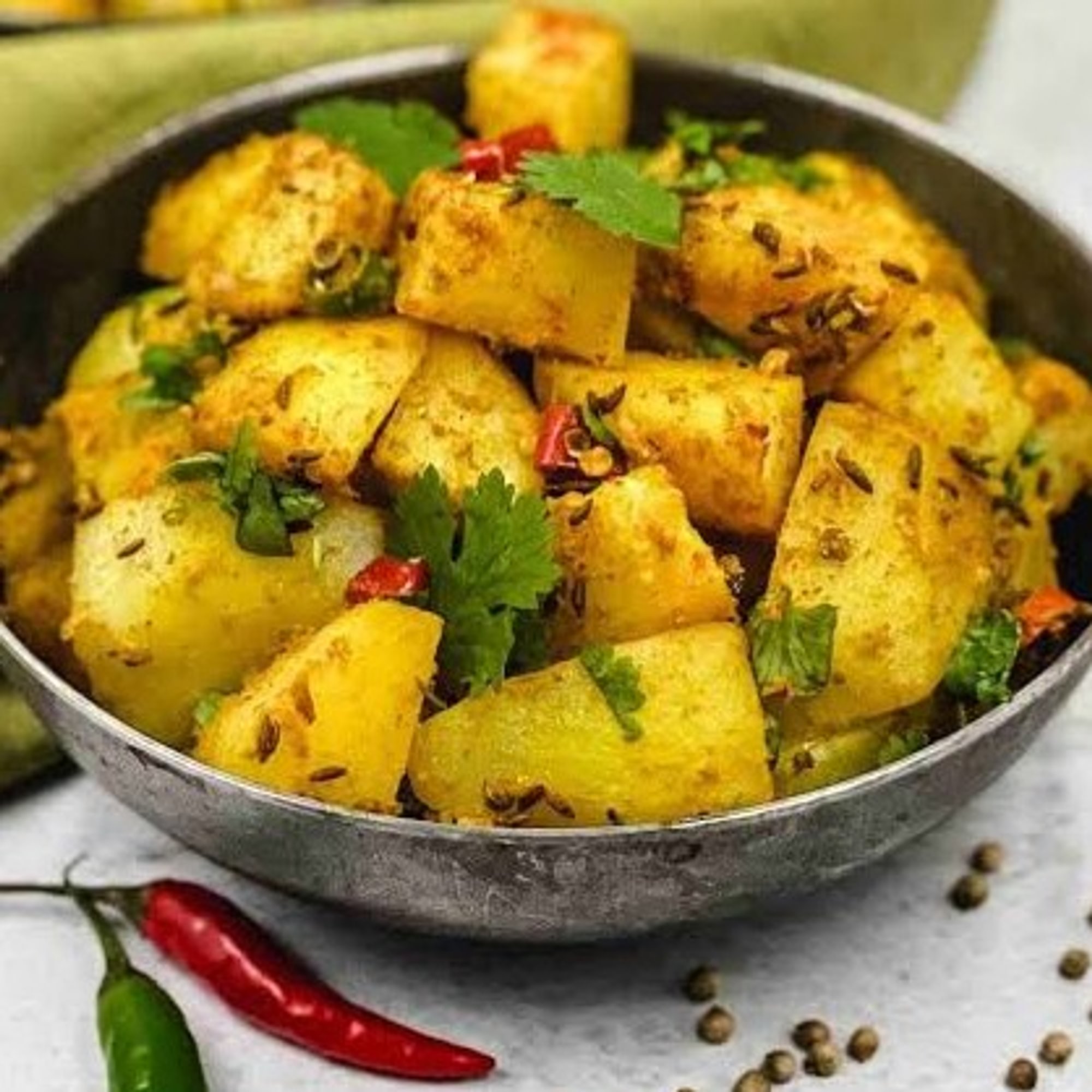 Jeera Aloo [Vegan]