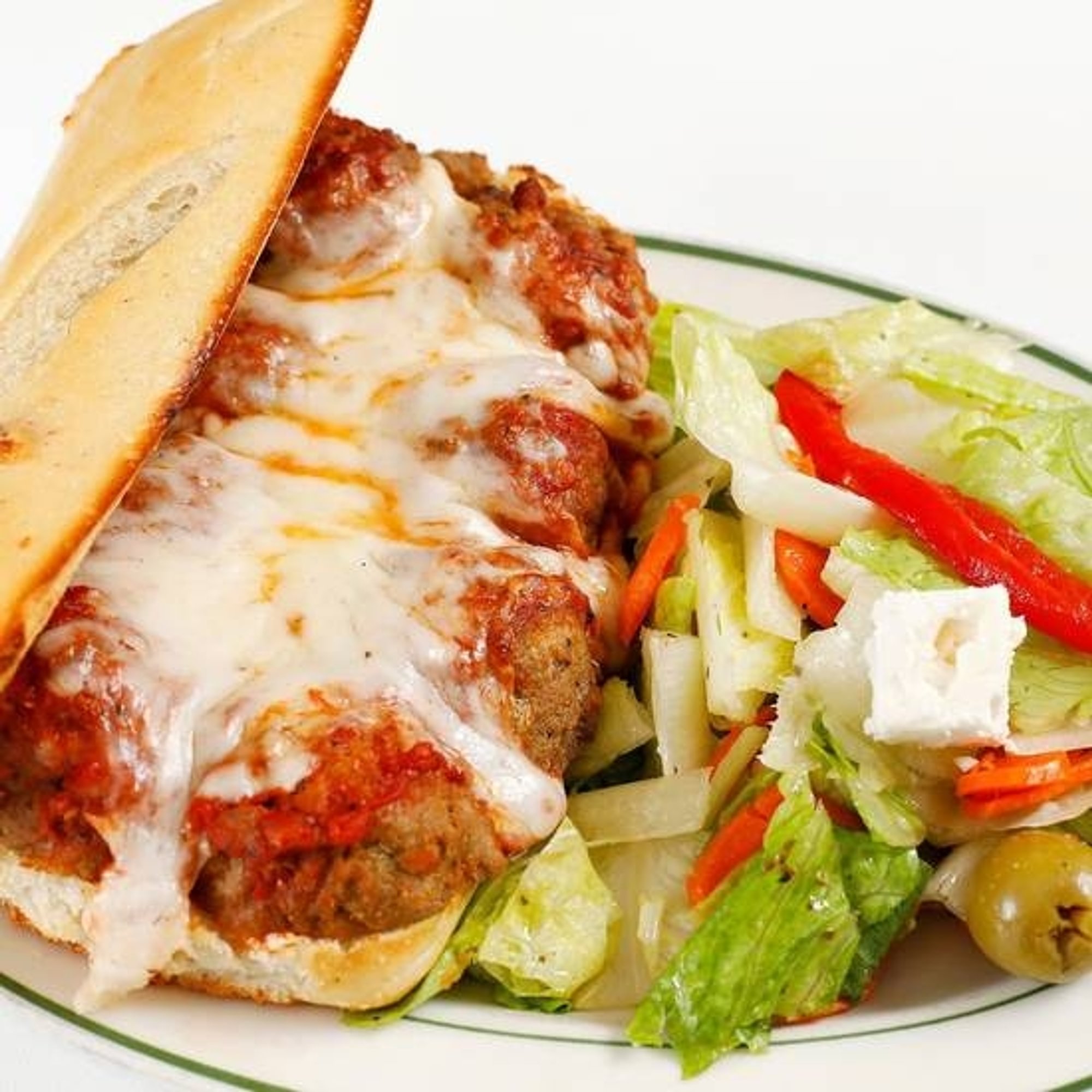 Meatball Hero Sandwich