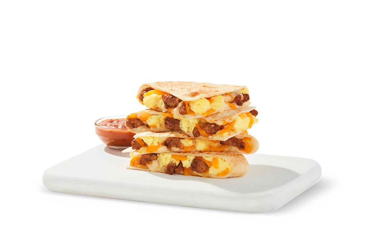 SAUSAGE EGG & CHEESE ‘DILLA