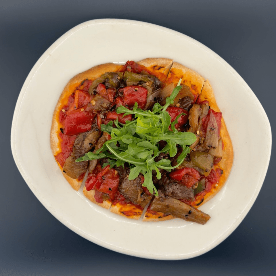 Toasted Bread With Eggplant (Coca Escalivalda)