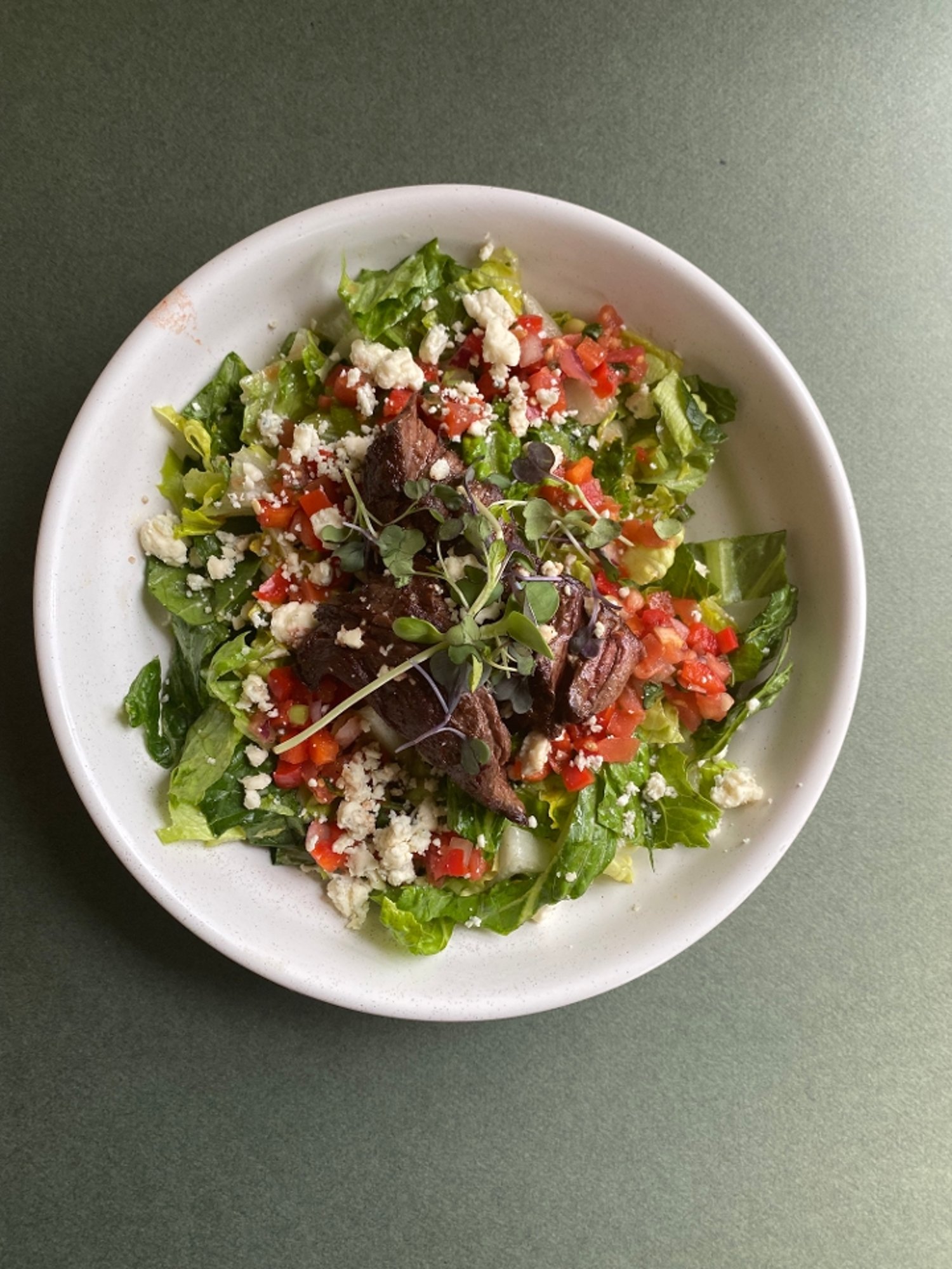 Black & Blue Salad with Grass-Fed Steak