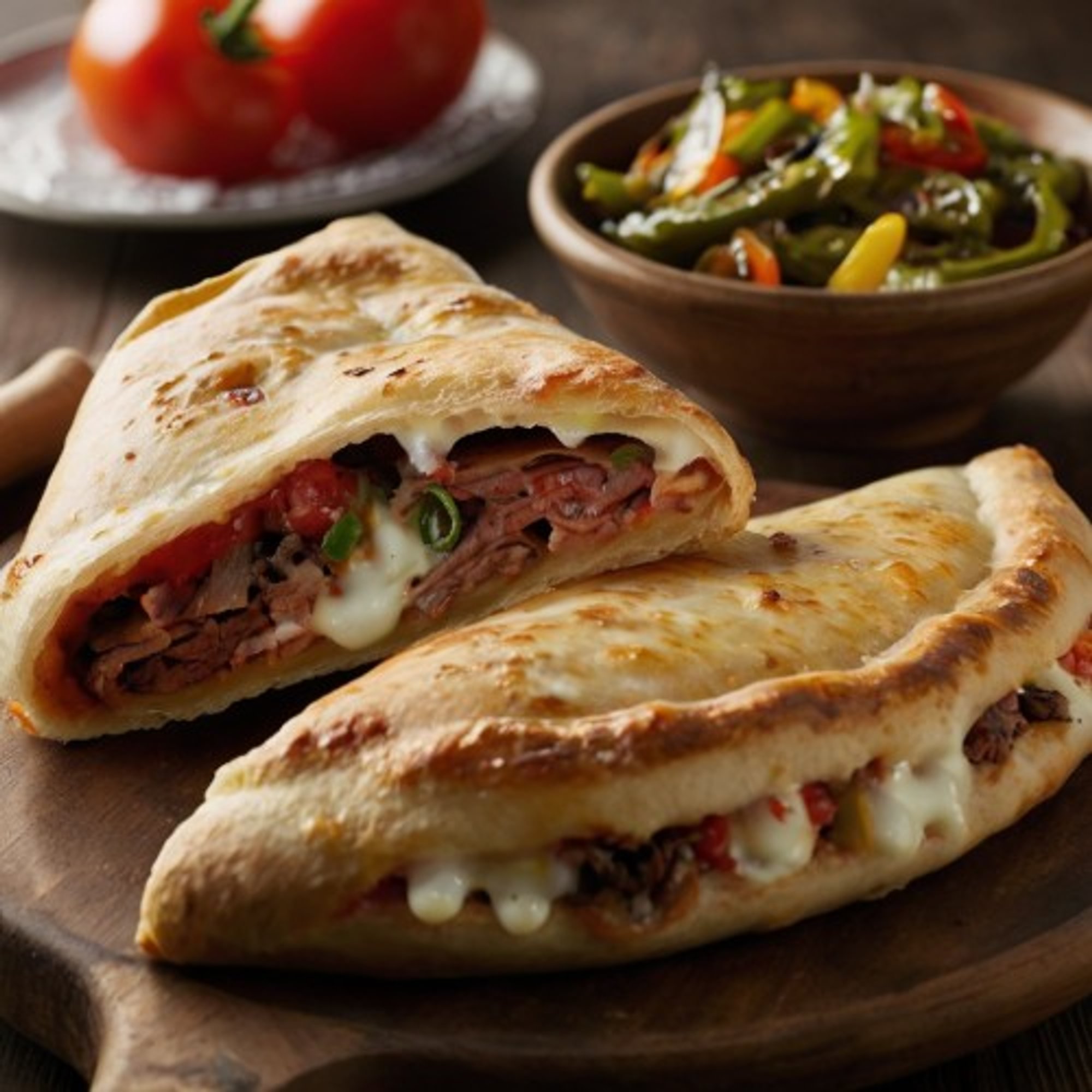 Deen's Philly Calzone