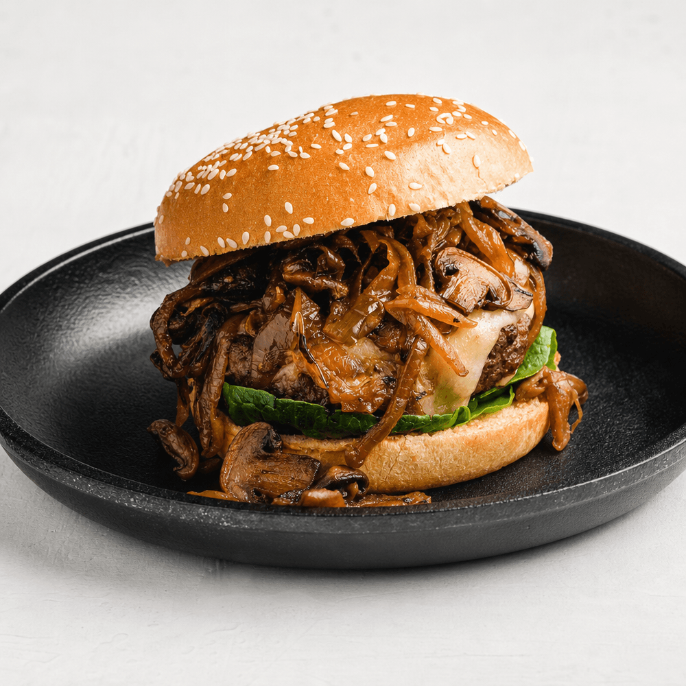 Mushroom Swiss Burger