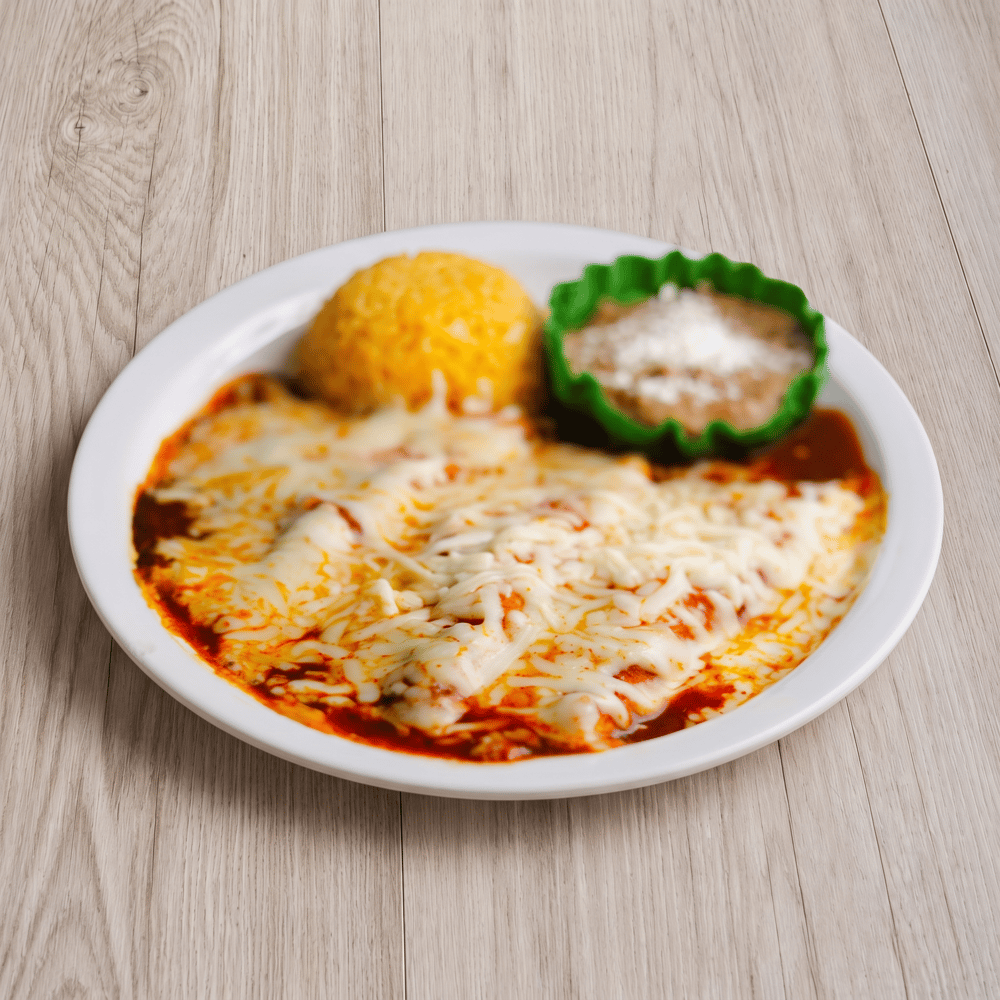 Enchiladas Queso Plate