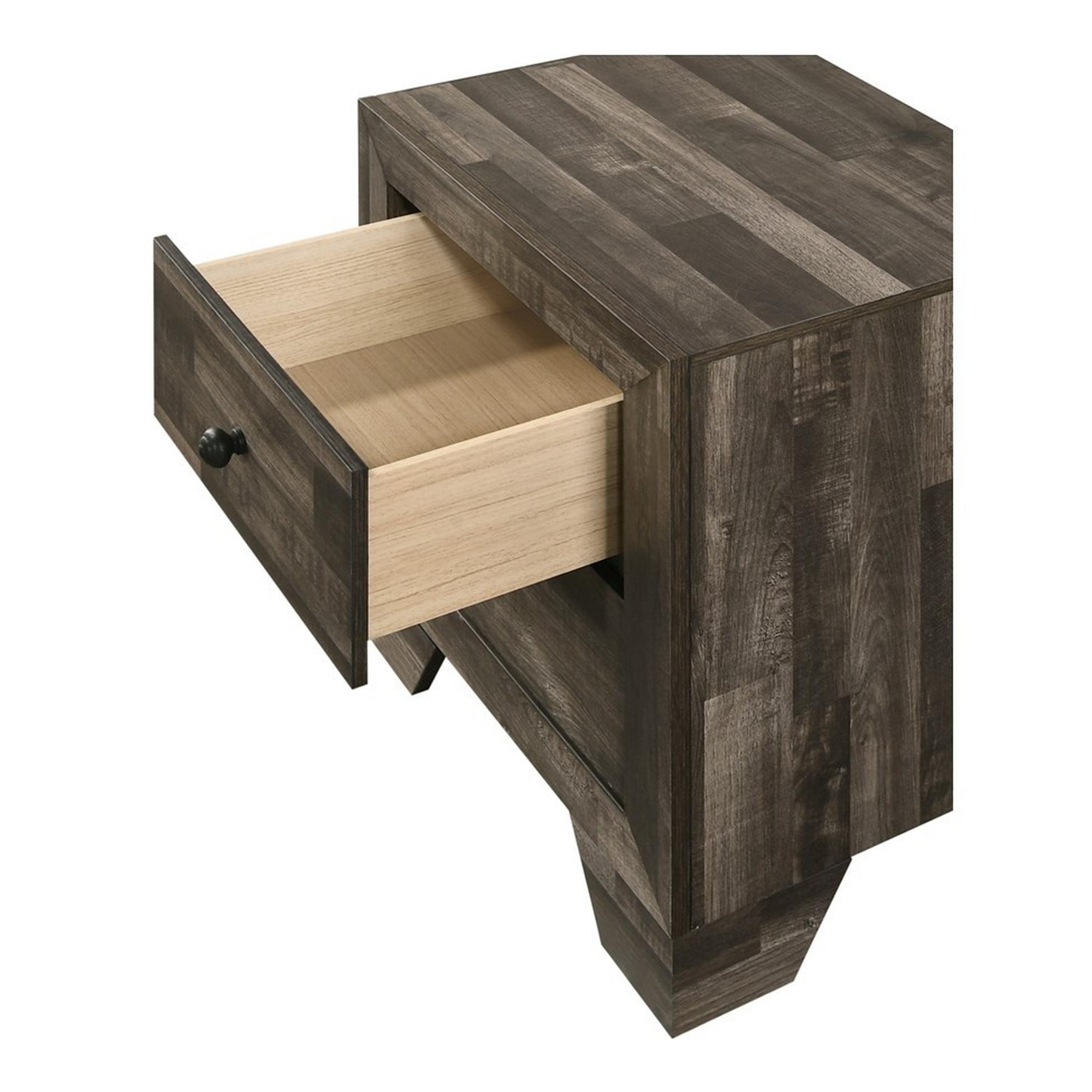 Full Atticus Bed w/Chest, Dresser, Mirror, Nightstand