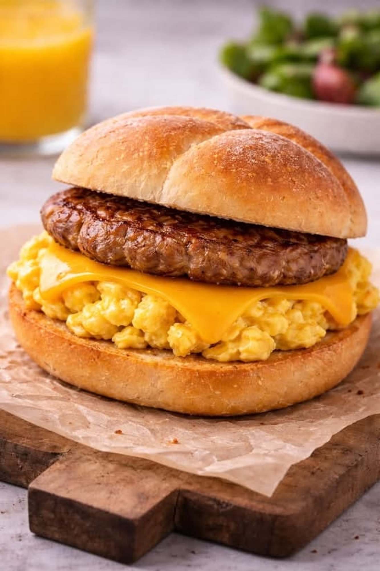Salchicha, Huevo Y Queso - Sausage, Egg & Cheese