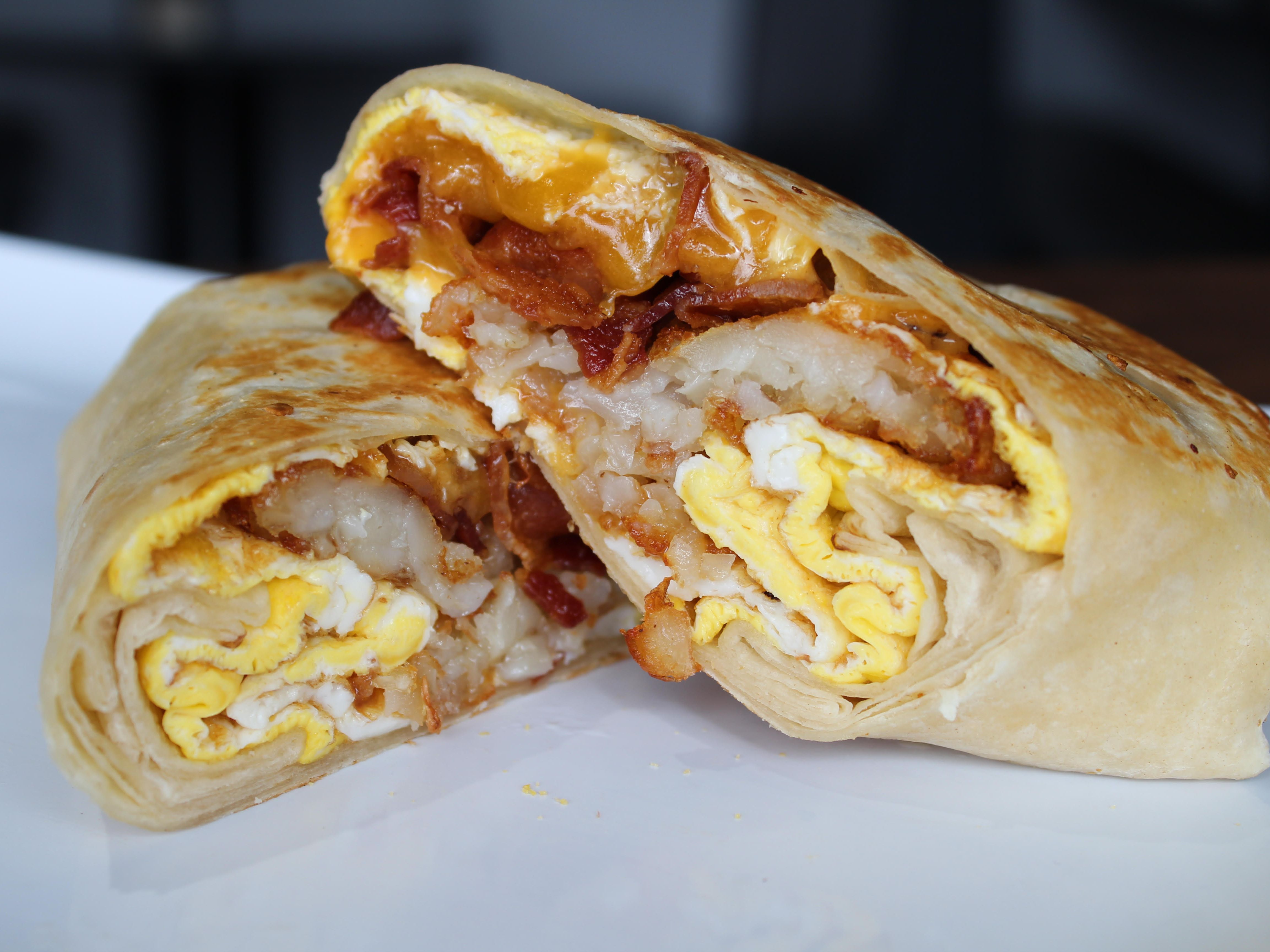 The Breakfast Burrito With Hashbrown