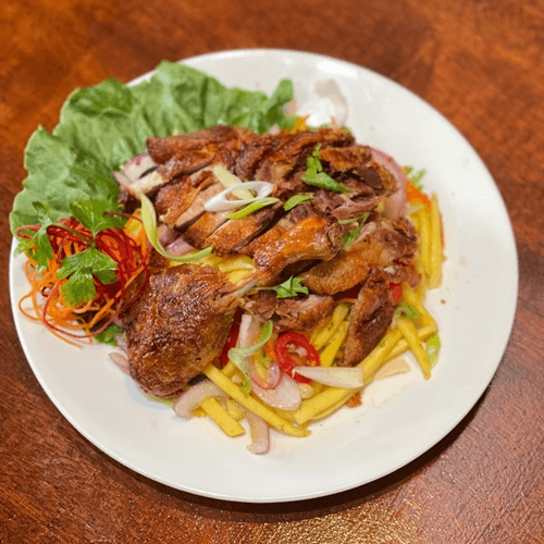 Crispy Duck Mango Salad