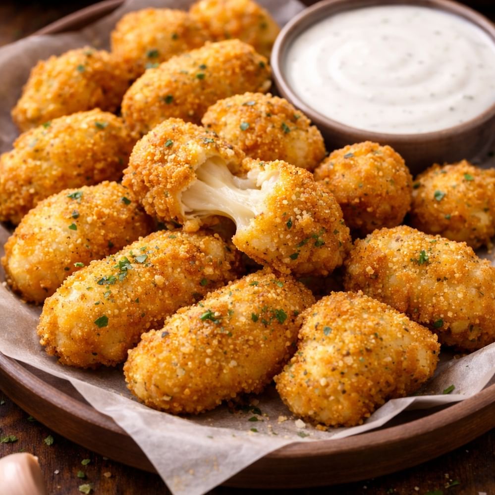 Garlic Cheese Curds