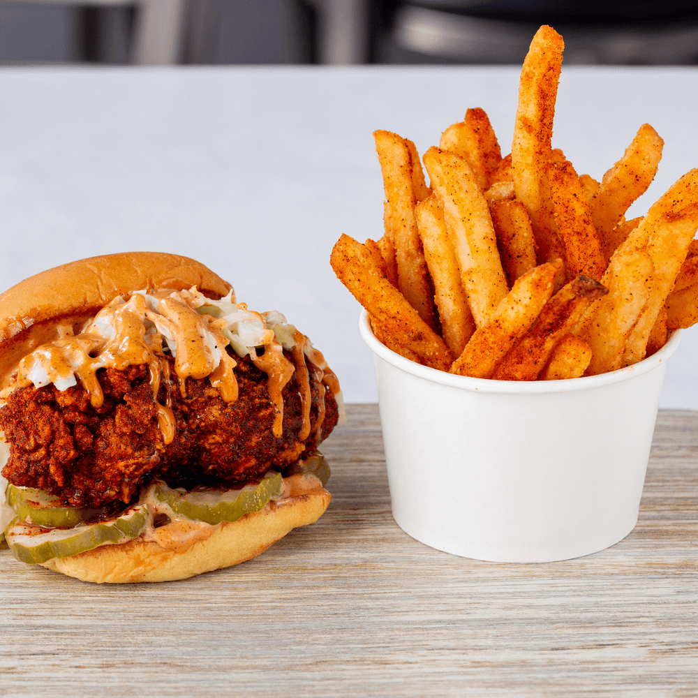 1-Slider with fries