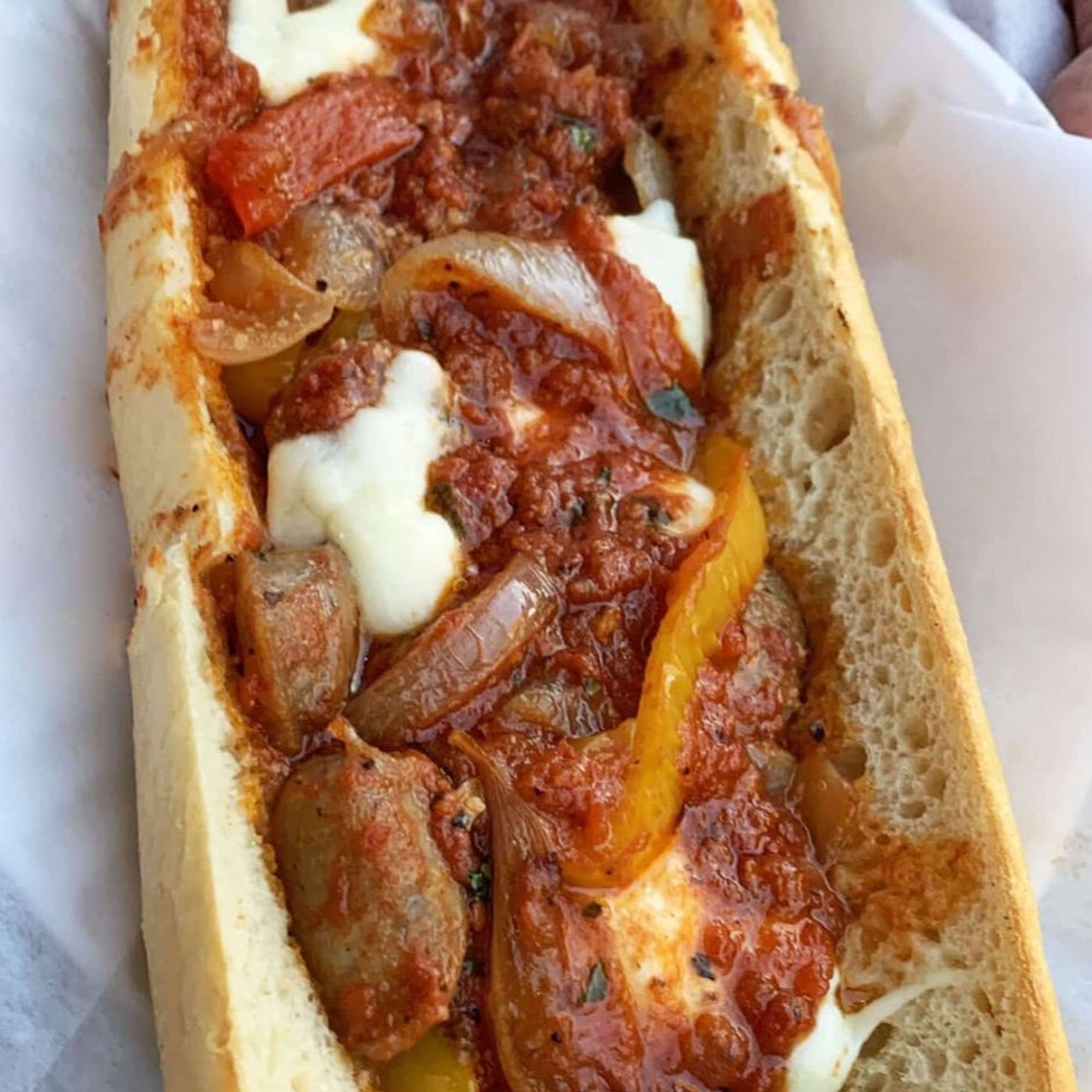 Sausage, Green Peppers & Onions Sub
