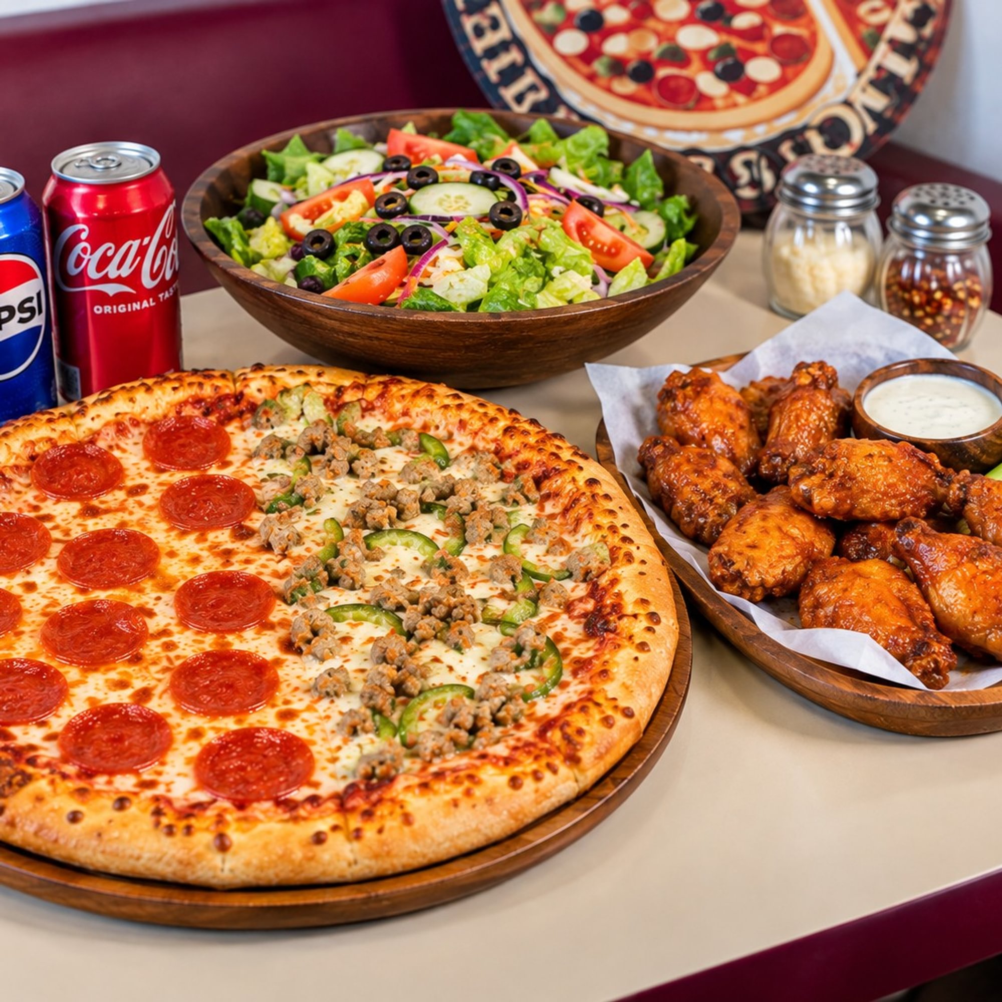 # 2 - Pizza & Wings Special Deal