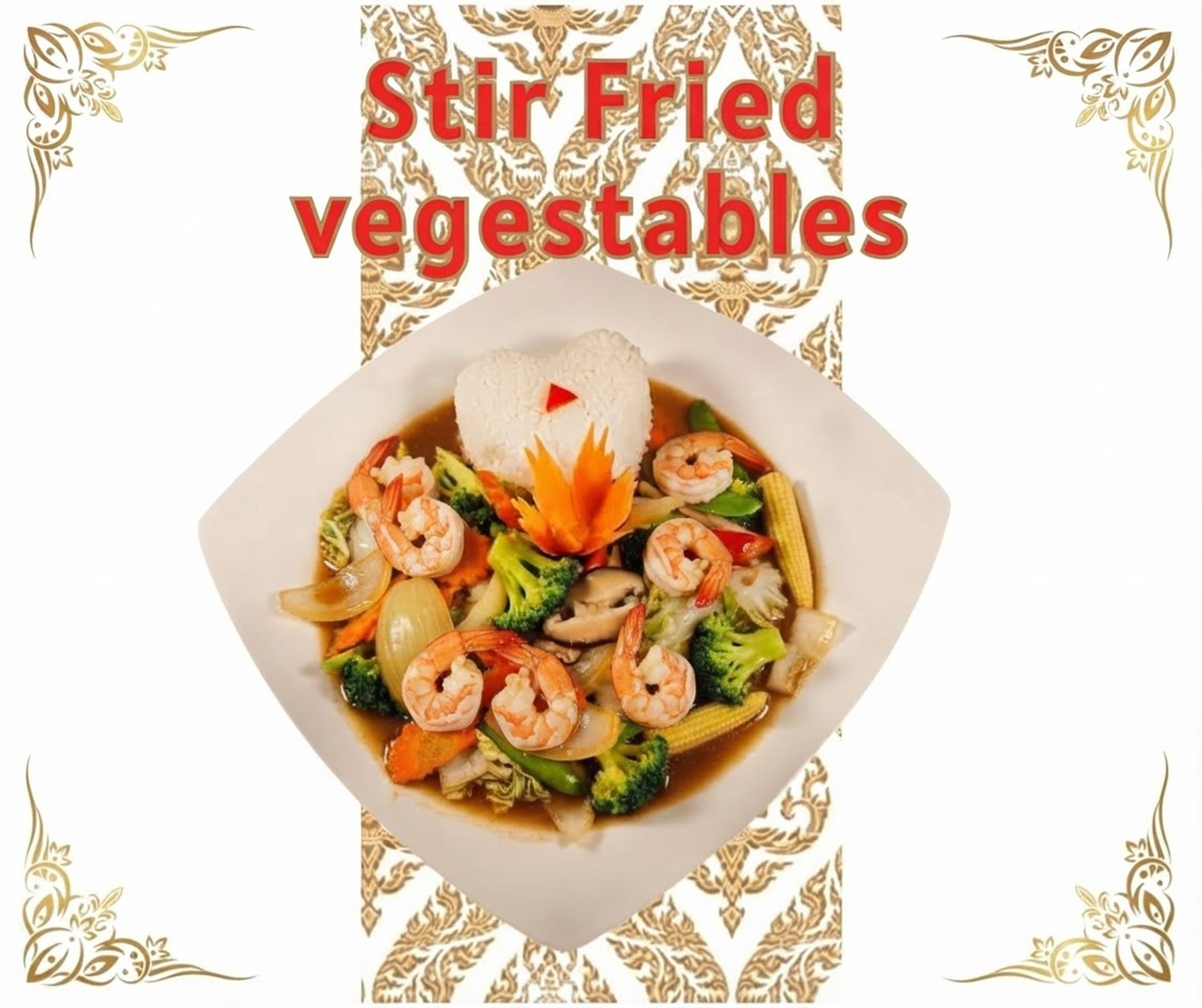 Mixed Vegetables with Shrimp