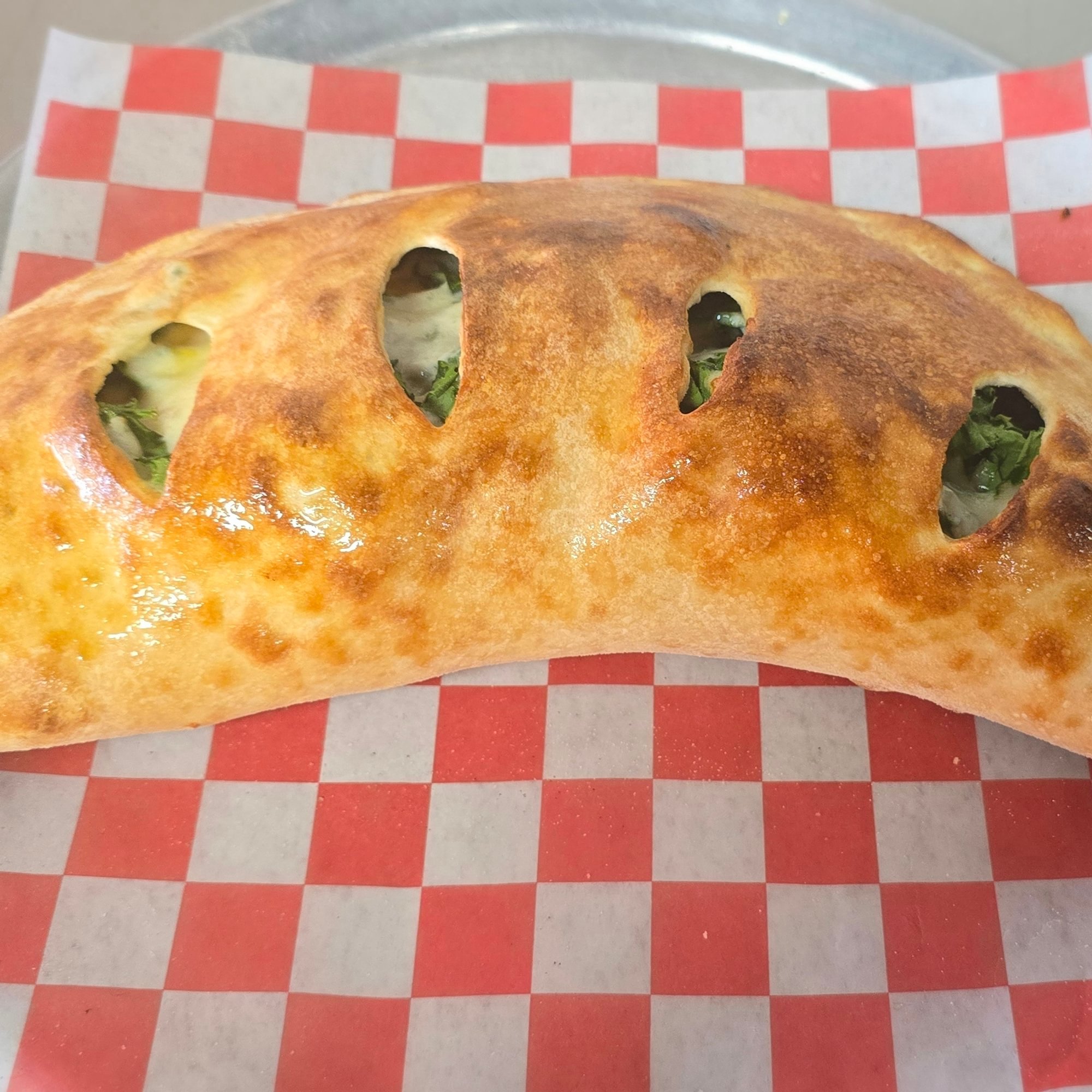 Spinach, Ricotta & Mozzarella Calzone