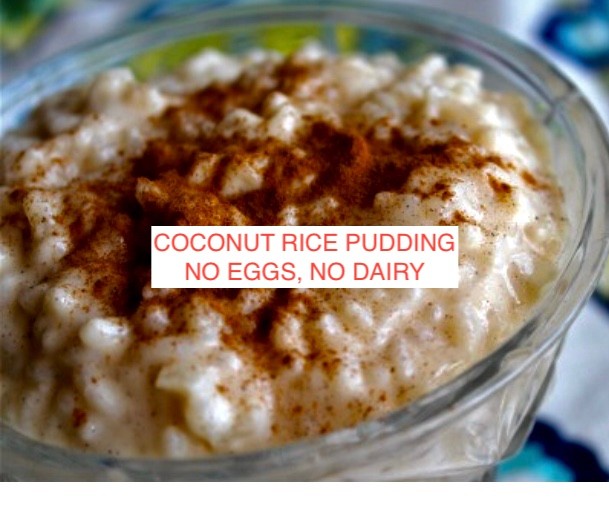Coconut Rice Pudding (VG, GF)