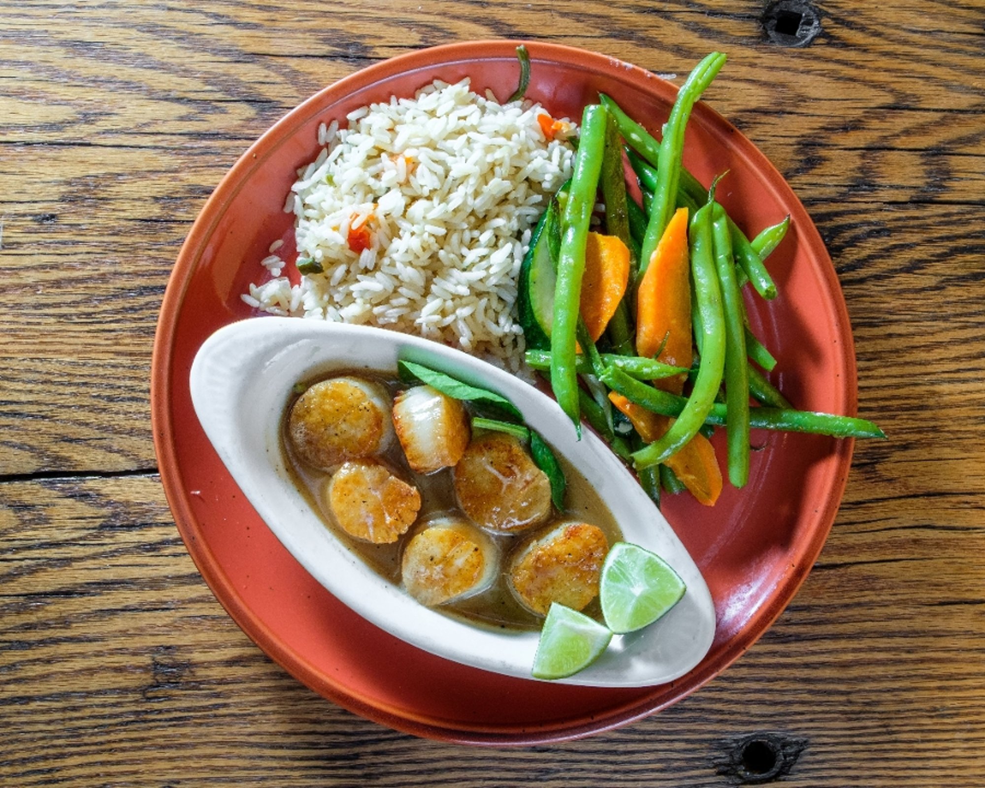 Honey-Lime Scallops
