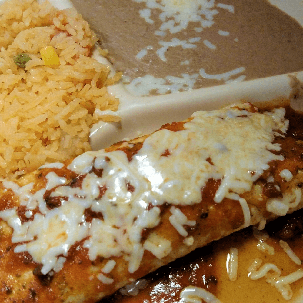 D. Burrito, Rice and Beans