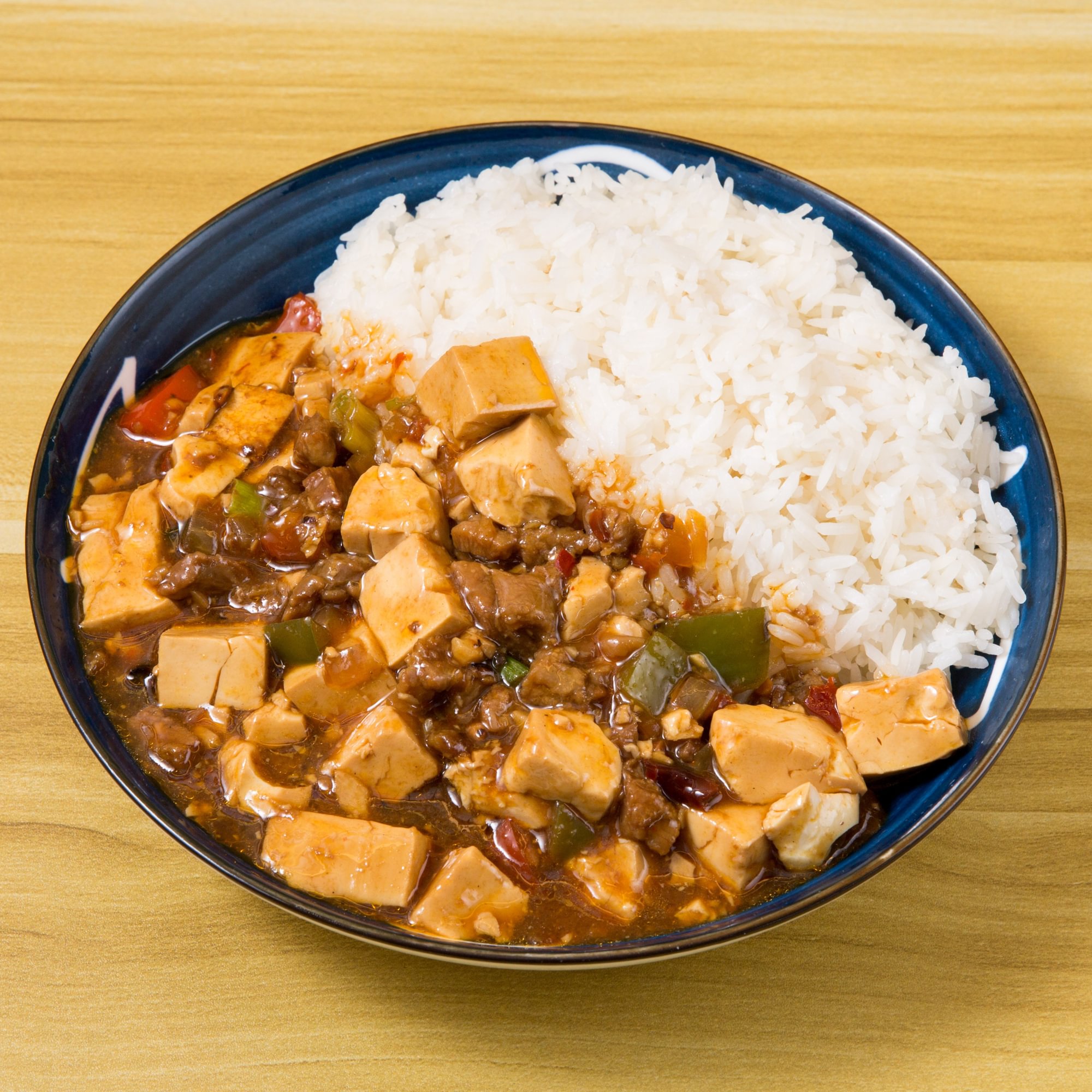 Mapo Tofu Over Rice