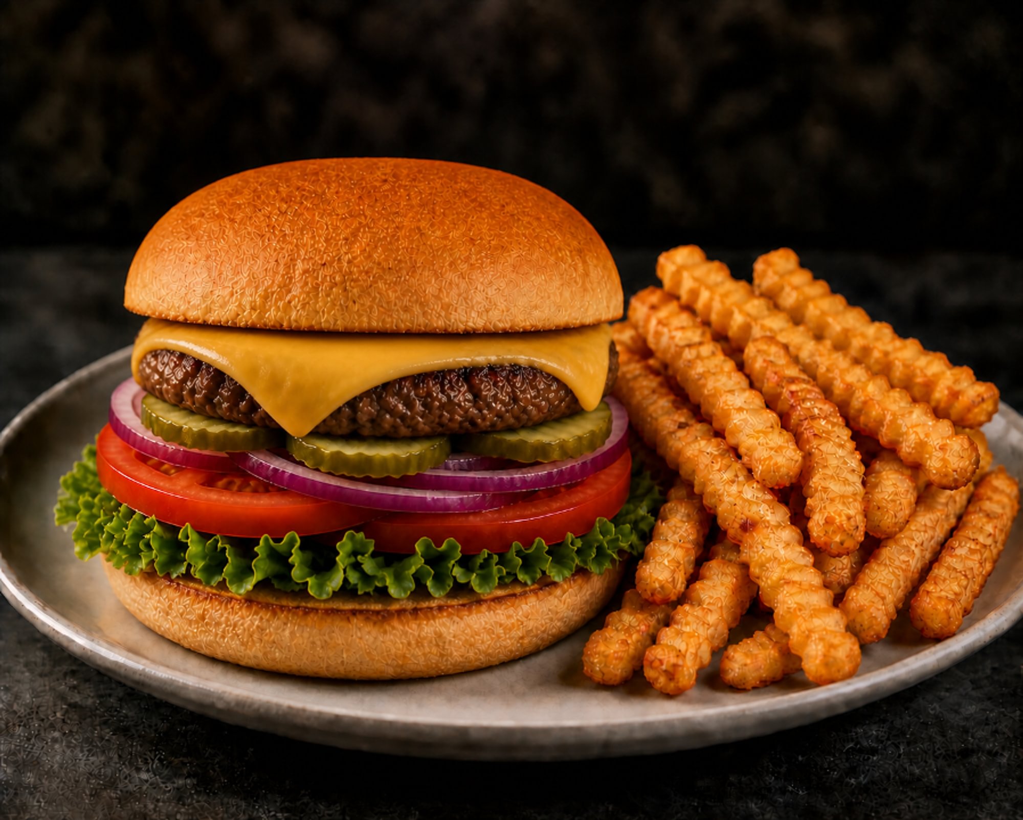 Cheese Burger Combo